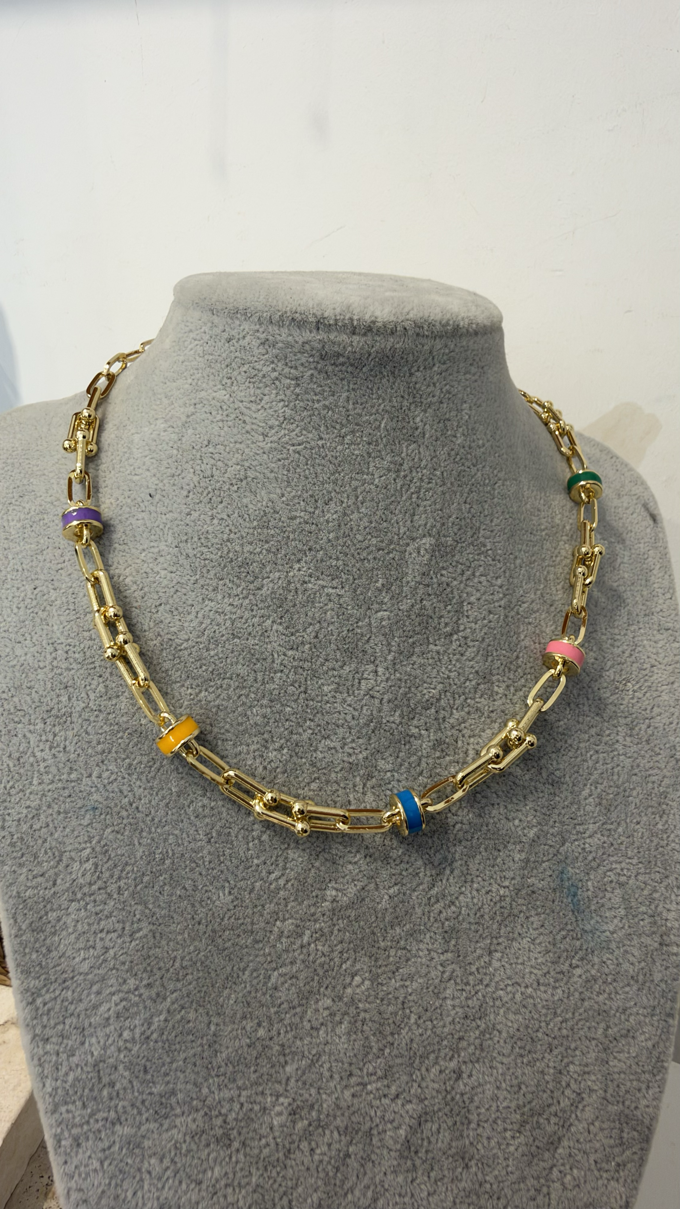 Xuping Özel Seri Gold Renk 14k Kolye 40+5cm