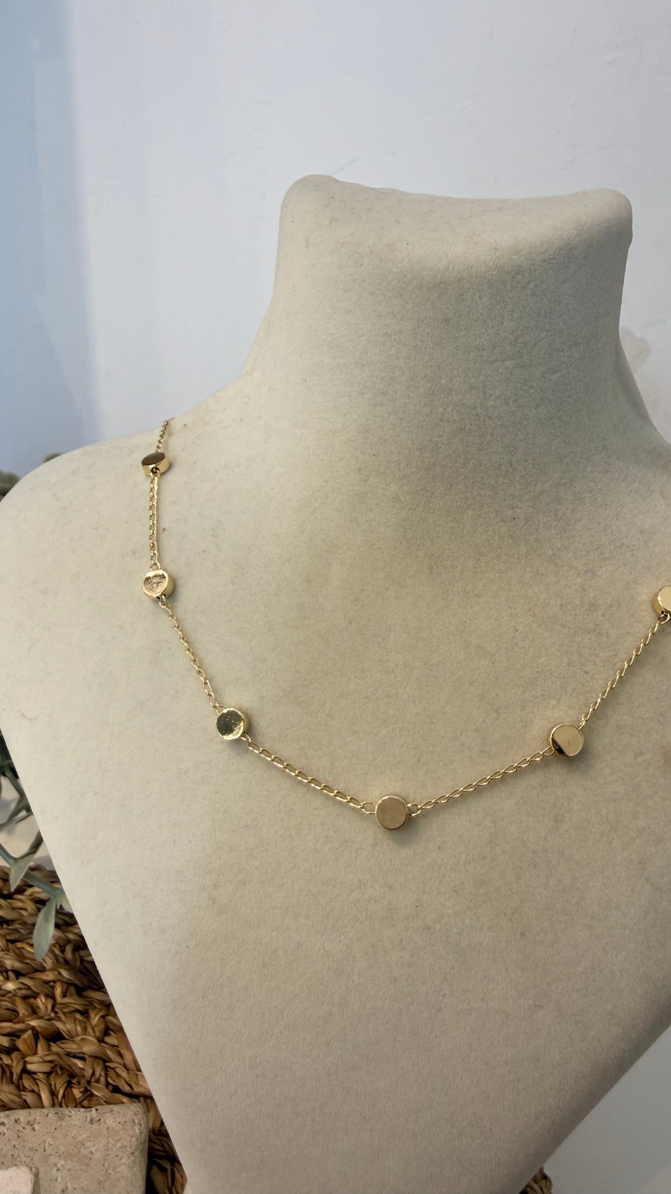 Xuping Özel Seri Gold Renk 14k Kolye 45+6