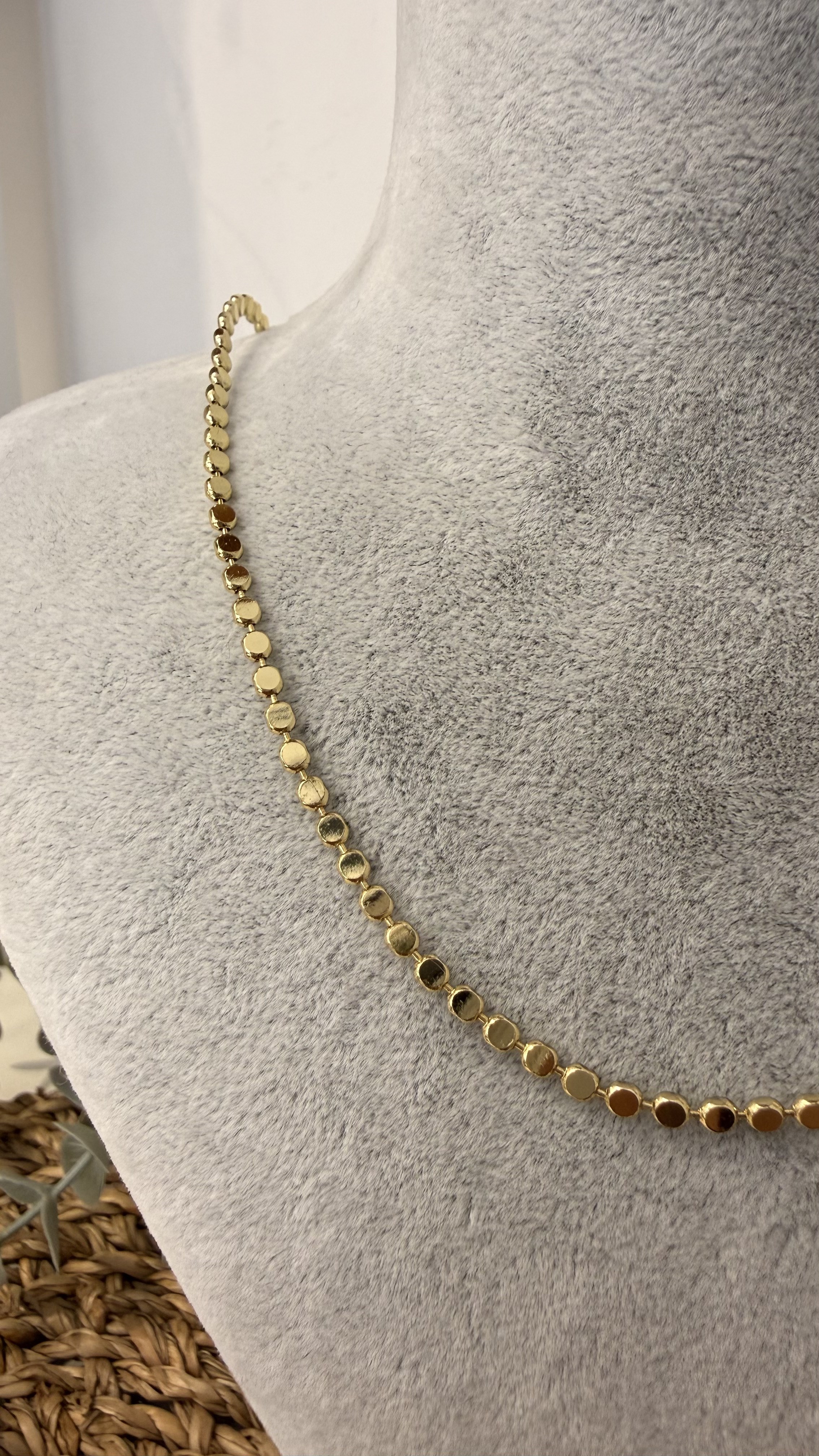 Xuping Özel Seri Gold Renk 14k Kolye 50cm