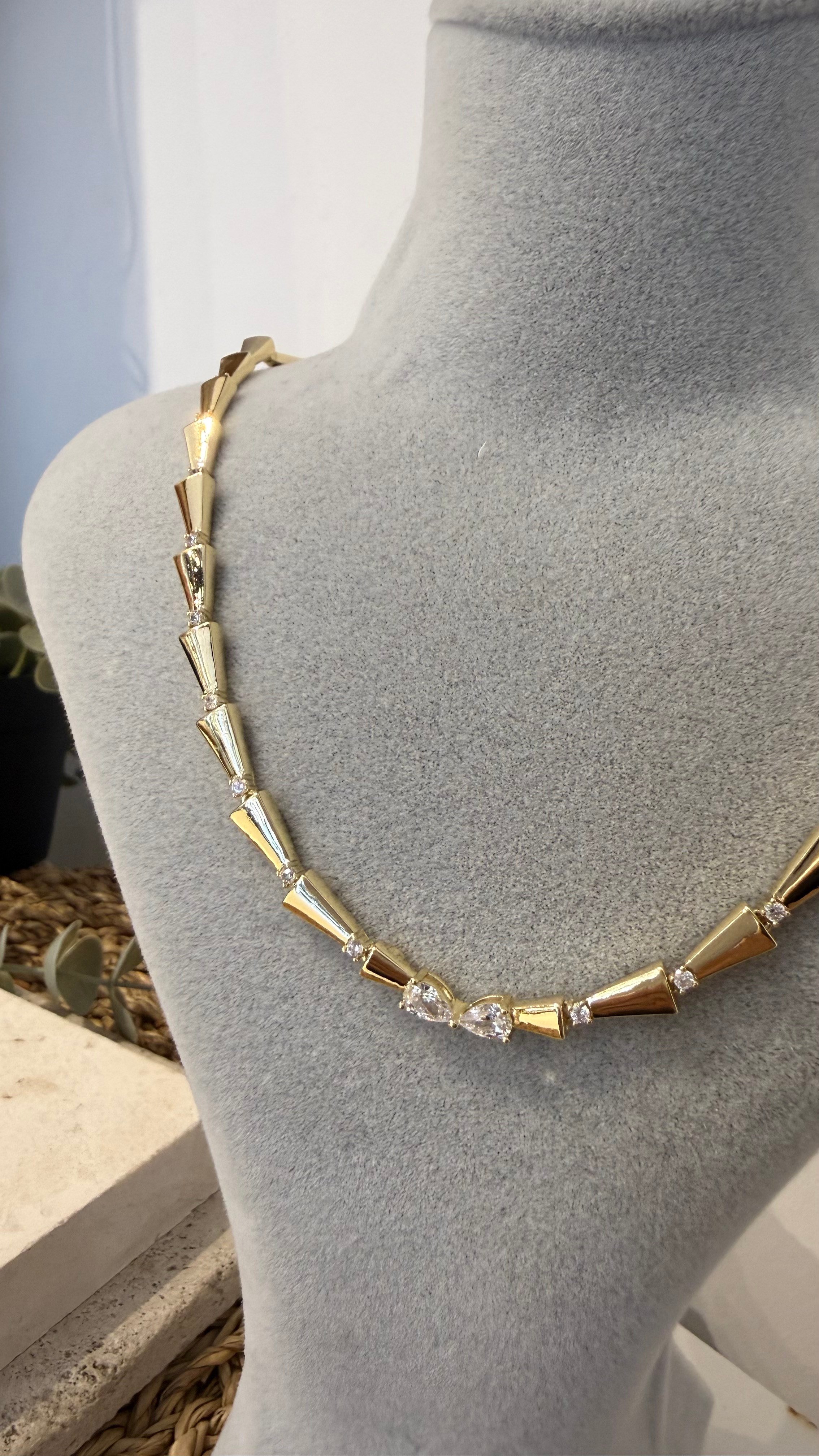 Xuping Özel Seri Gold Renk 14k Kolye 50cm