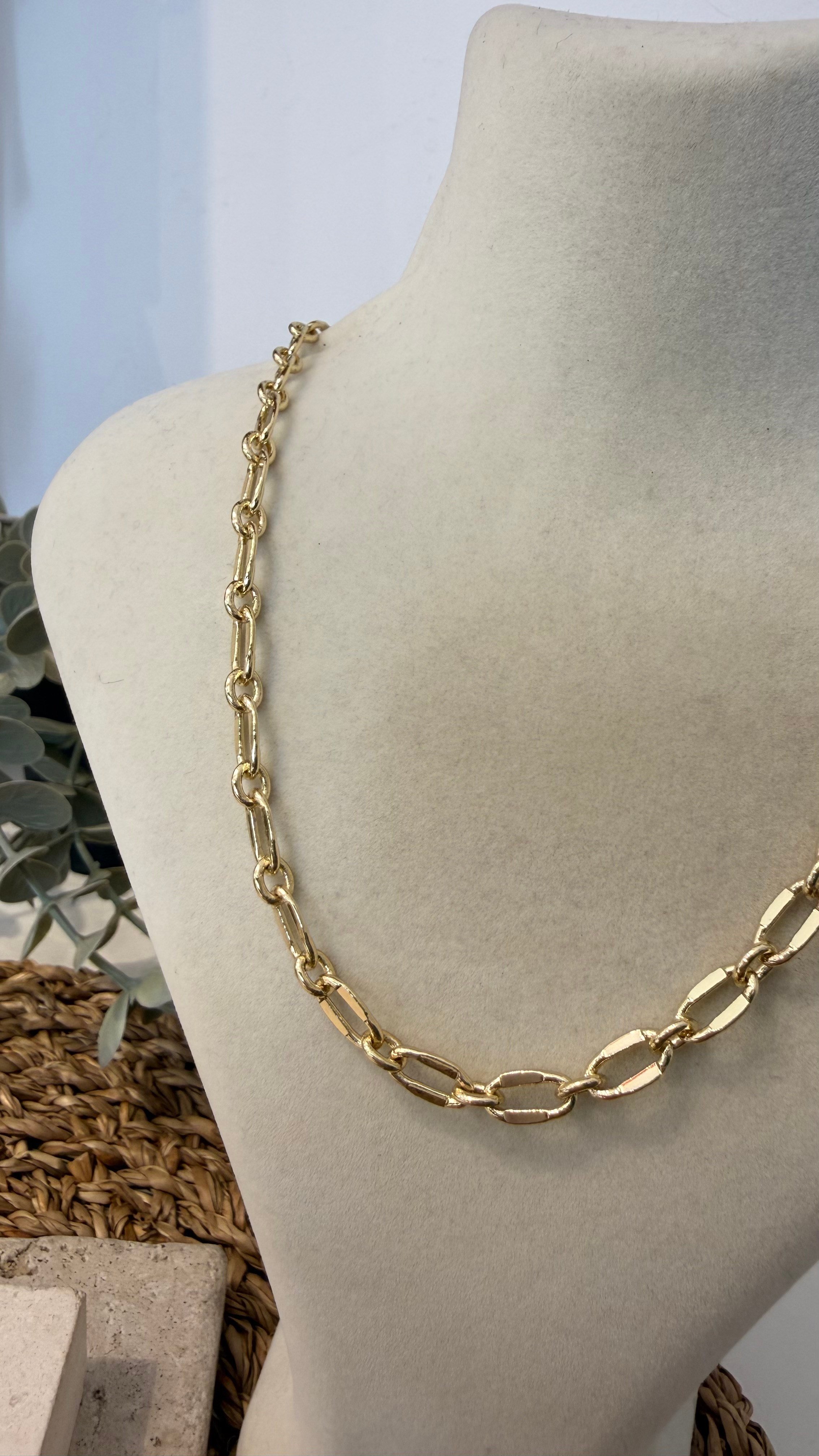 Xuping Özel Seri Gold Renk 14k Kolye 50cm
