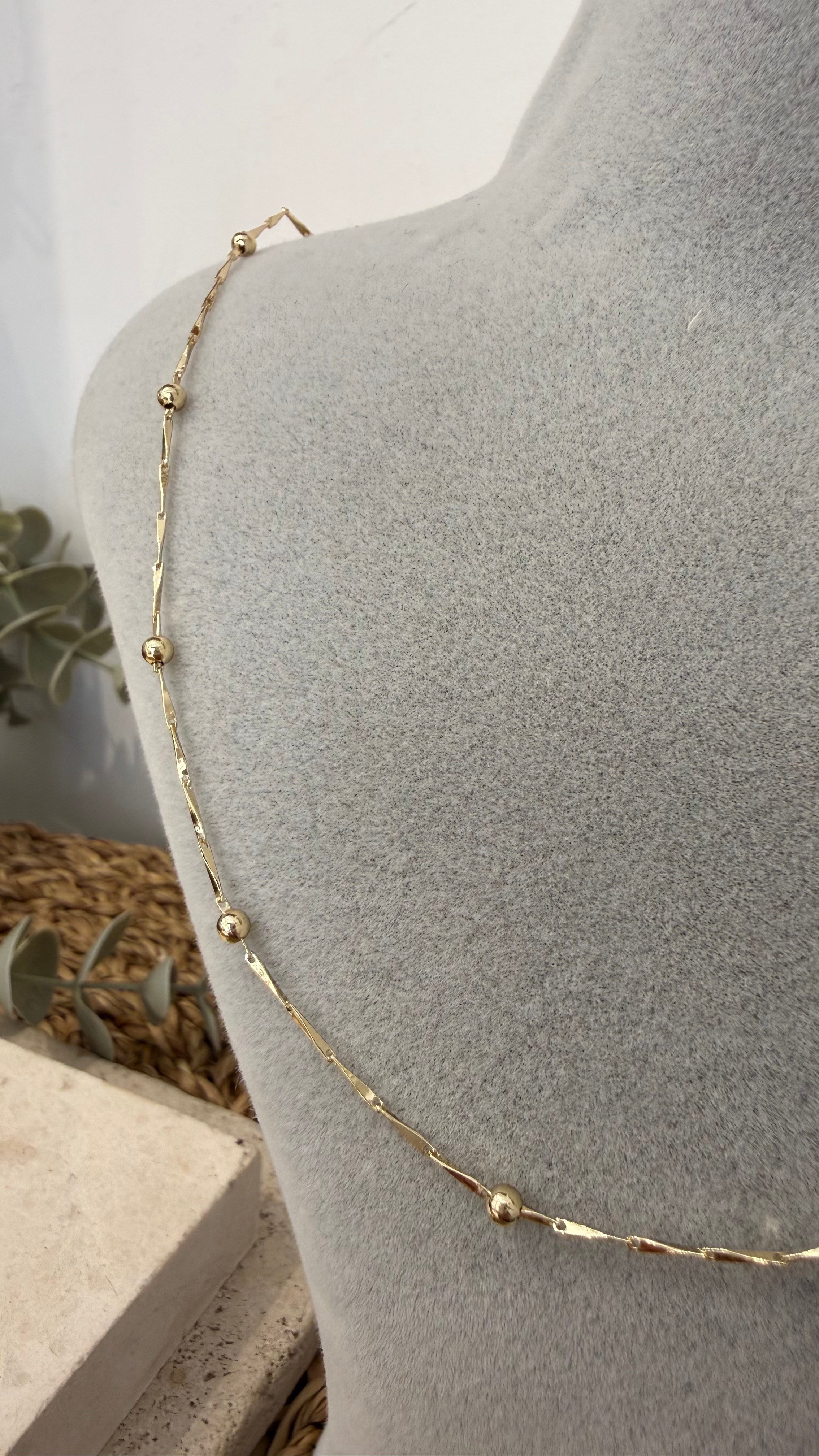 Xuping Özel Seri Gold Renk 14k Kolye 60cm