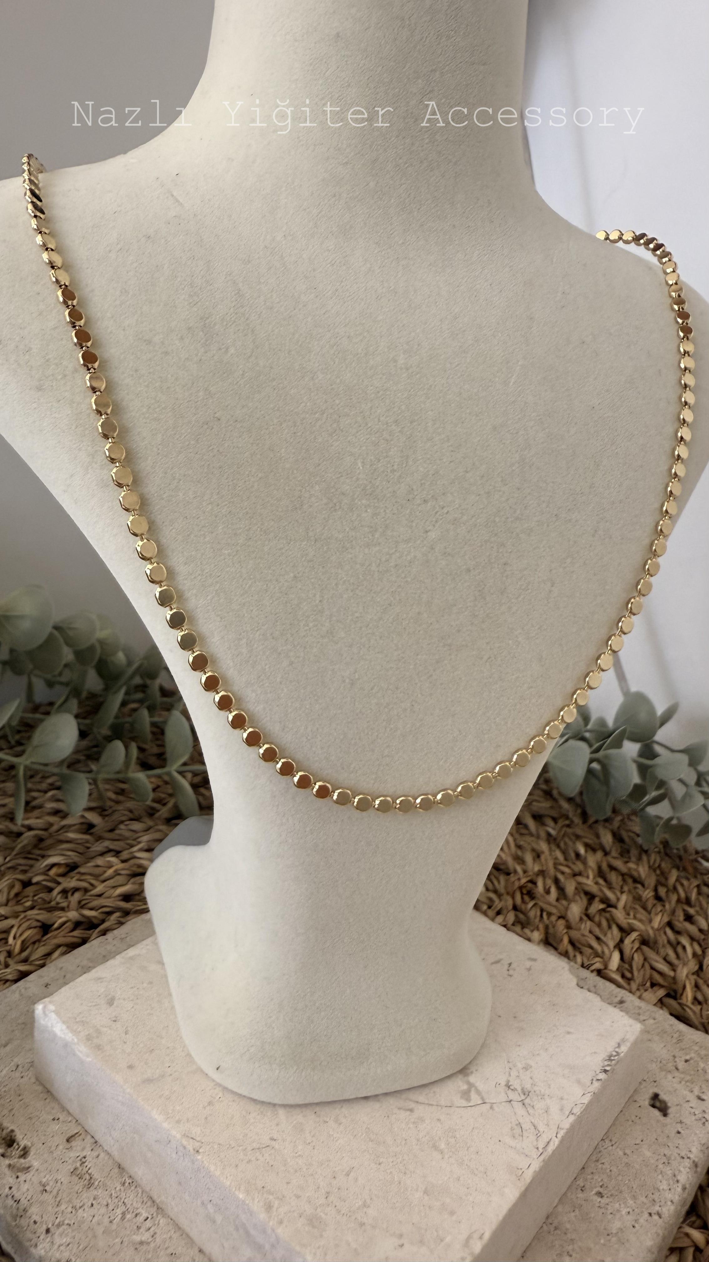 Xuping Özel Seri Gold Renk 14k Kolye 60cm