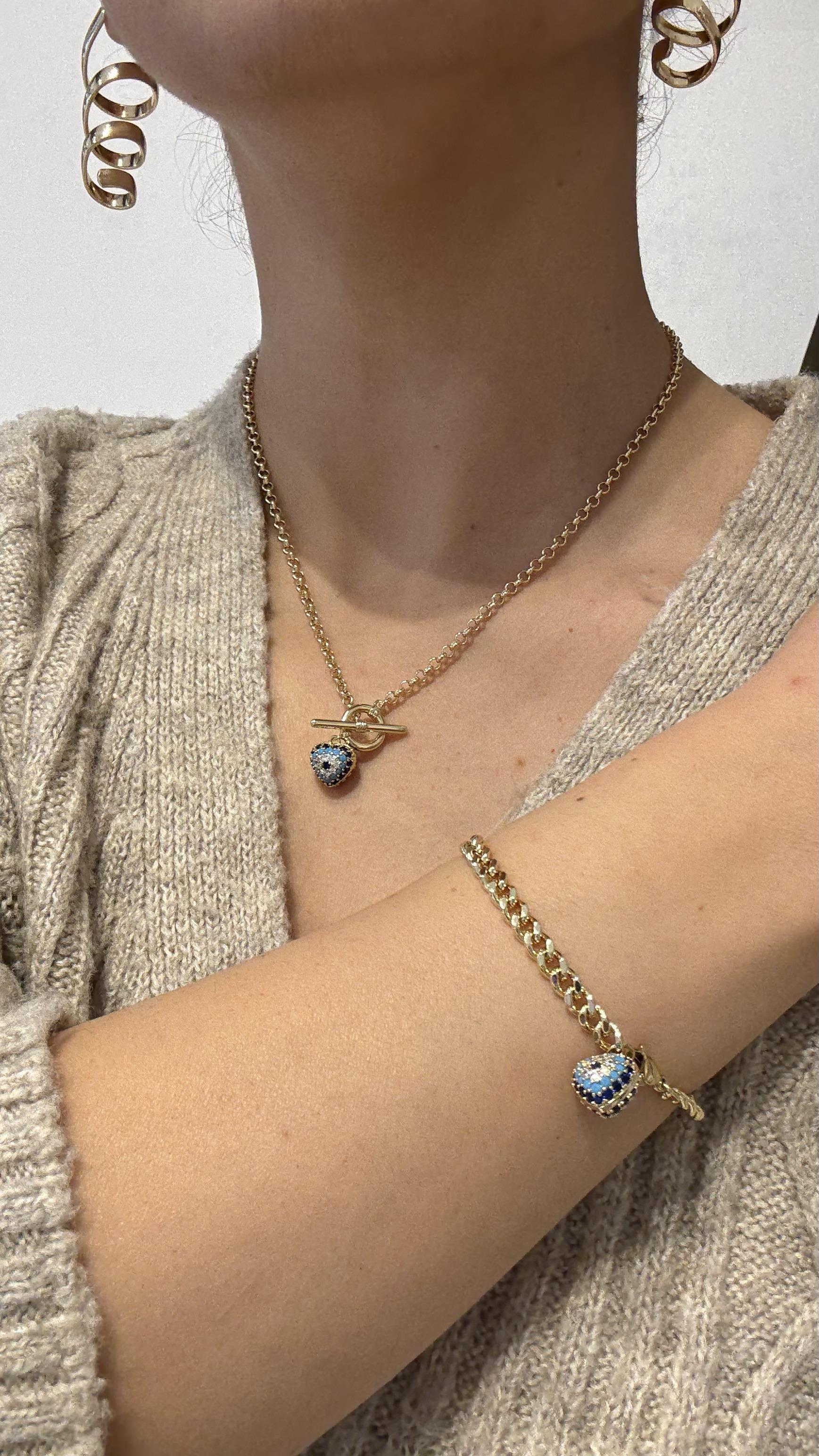 Xuping Özel Seri Gold Renk 14k Kolye Bileklik Set