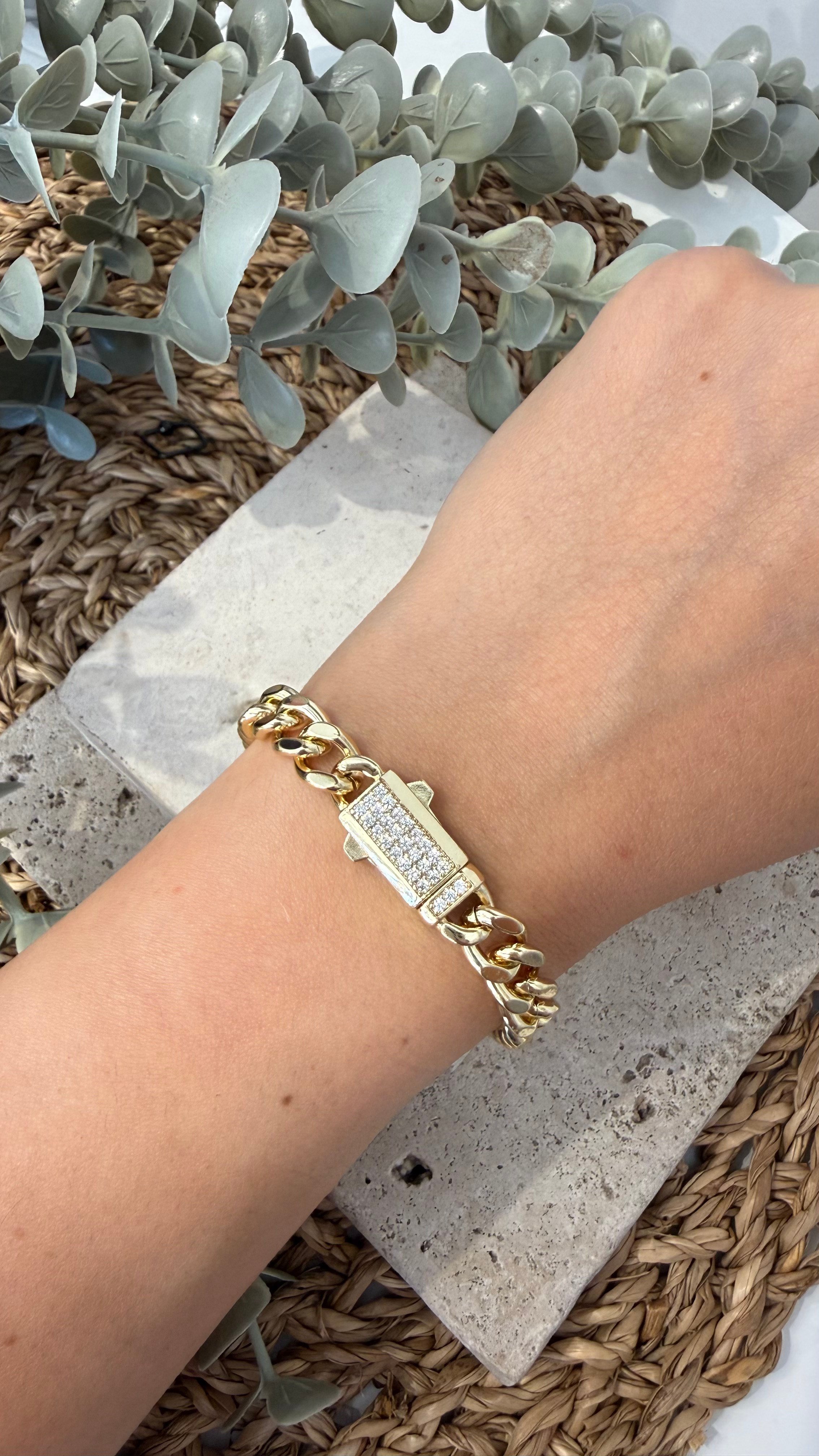 Xuping Özel Seri Gold Renk Gurmet 14k Bileklik