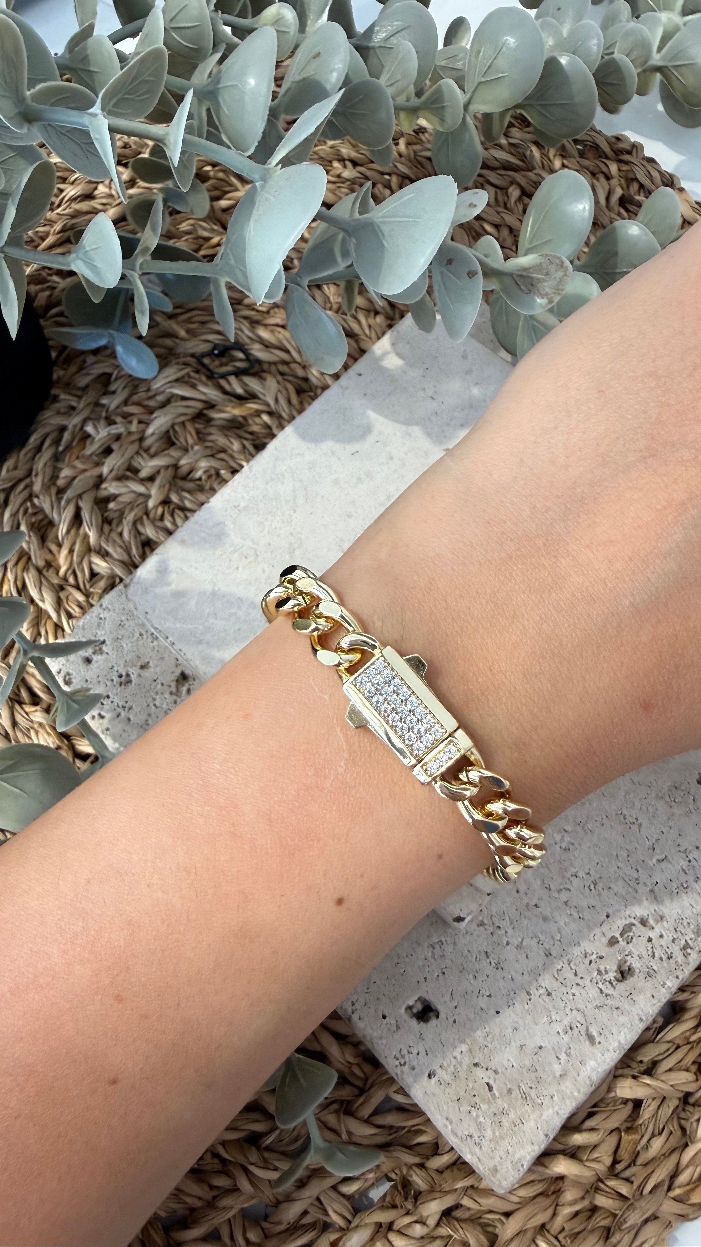 Xuping Özel Seri Gold Renk Gurmet 14k Bileklik