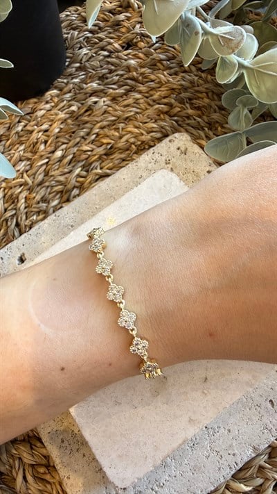 Cm Jewel 14K Gold Renk Bileklik