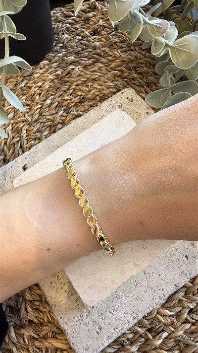 Cm Jewel 14K Gold Renk Bileklik