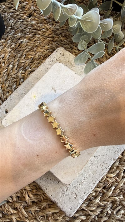 Cm Jewel 14K Gold Renk Bileklik