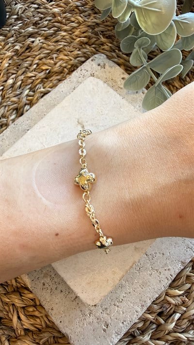Cm Jewel 14K Gold Renk Bileklik
