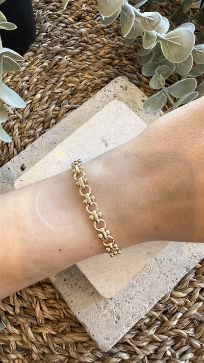 Cm Jewel 14K Gold Renk Bileklik