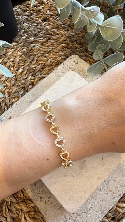 Cm Jewel 14K Gold Renk Bileklik