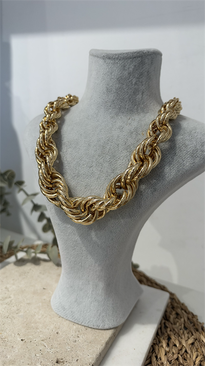 İthal Gold Renk Zincir Kolye