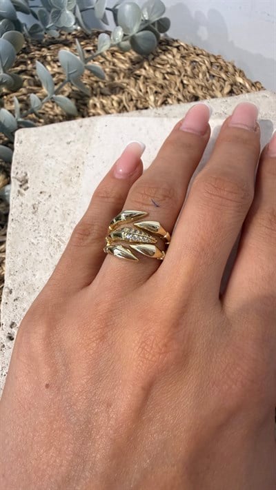Xuping 14k Gold Renk Yüzük