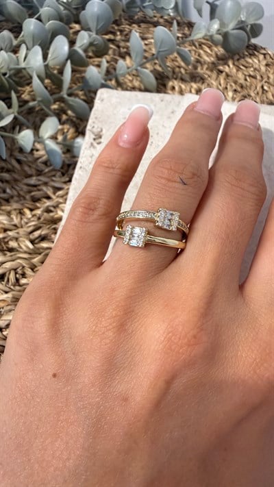 Xuping 14k Gold Renk Yüzük