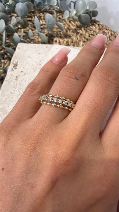 Xuping 14k Gold Renk Yüzük