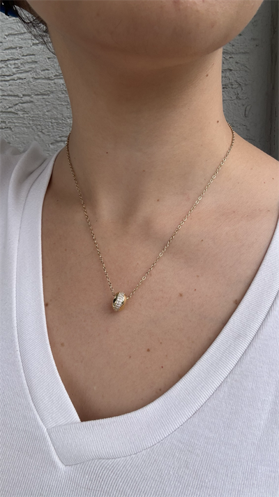 Xuping Gold Renk 14k Kolye 45+5cm