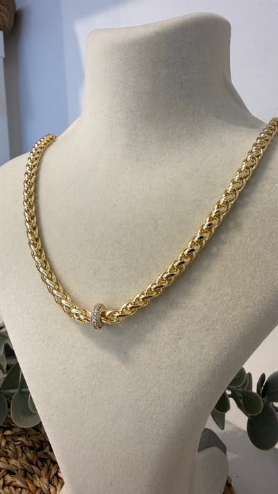 Xuping Gold Renk 14k Kolye 45cm