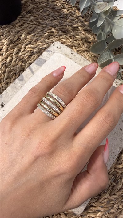 Xuping Gold Renk 14k Yüzük