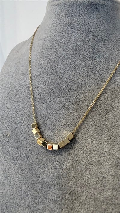 Xuping Özel Seri Gold Renk 14k Kolye 45+5cm