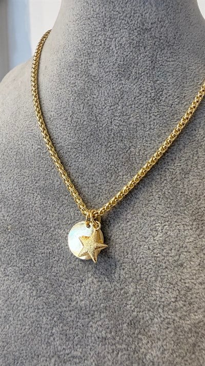 Xuping Özel Seri Gold Renk 14k Kolye 45+7cm