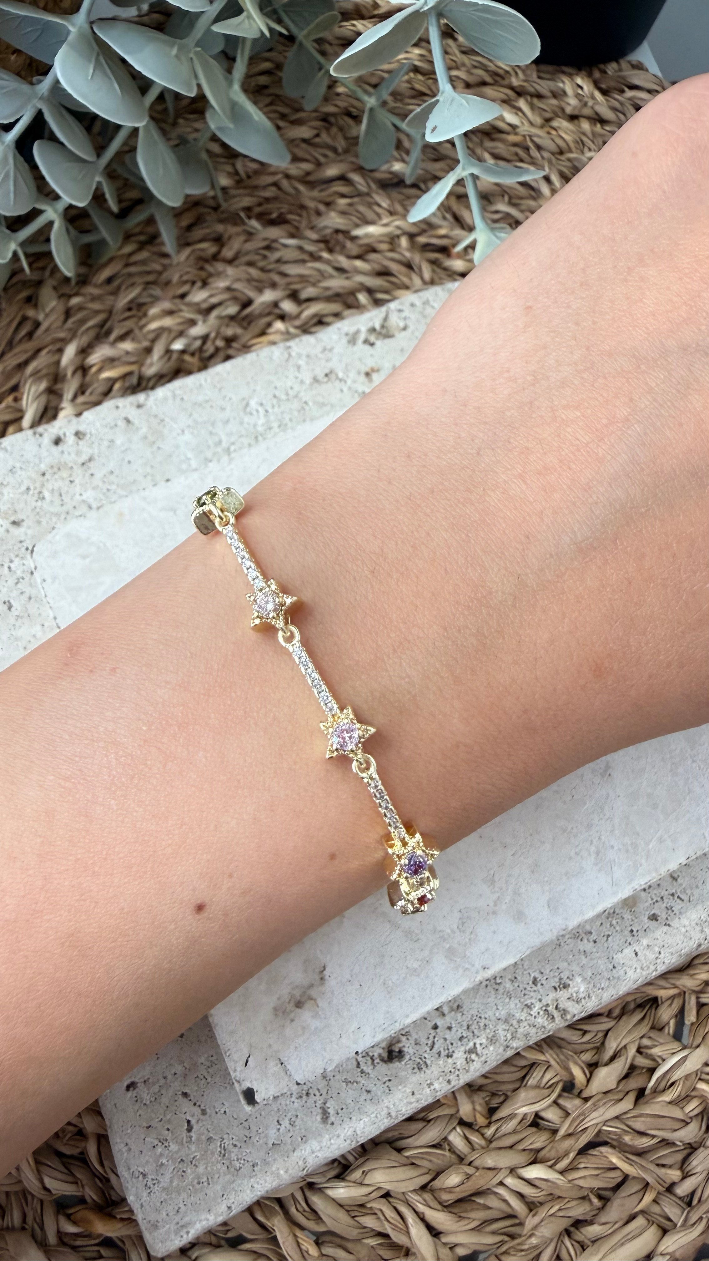 Cm Jewel 14K Gold Renk Bileklik