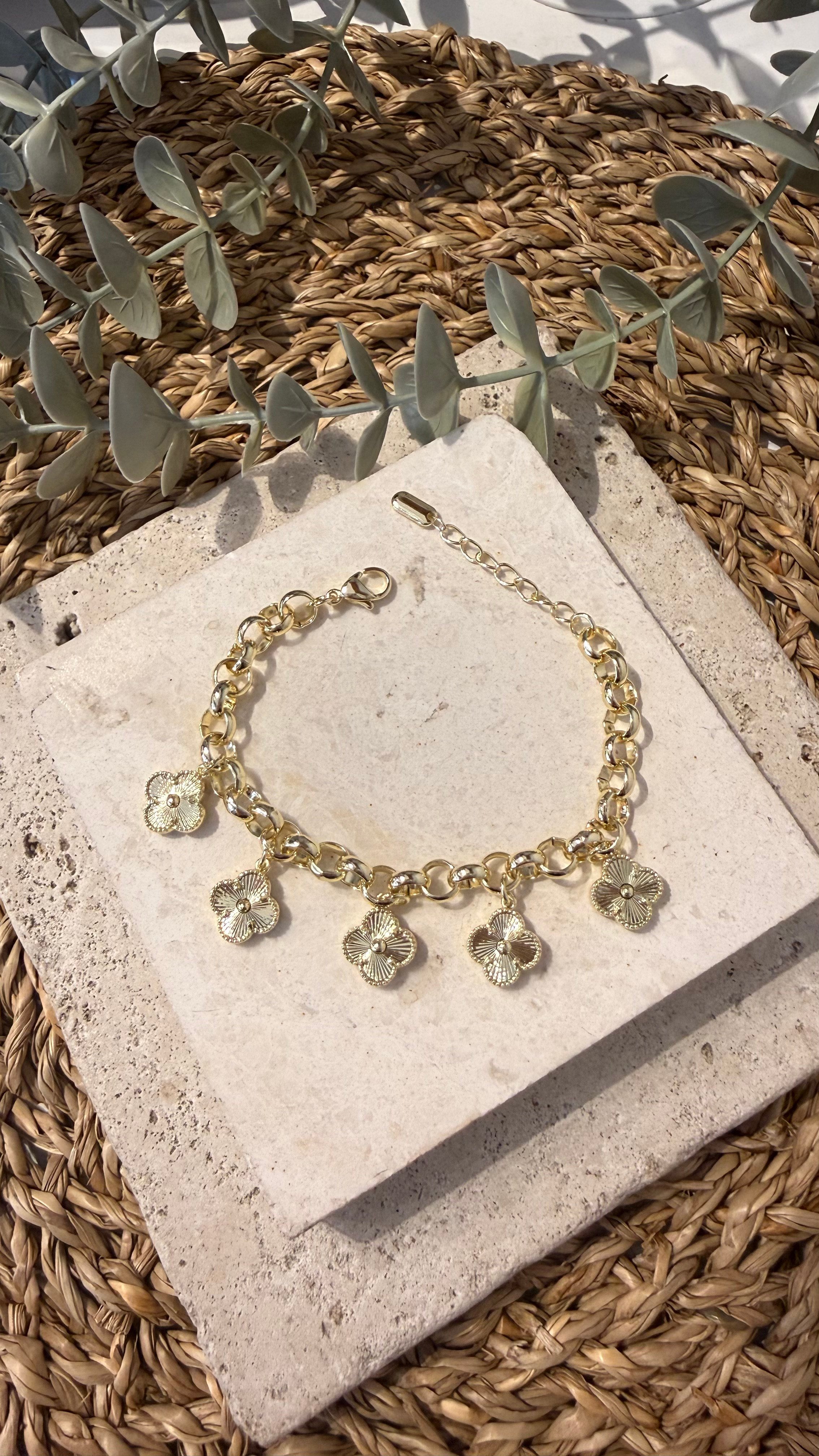 Cm Jewel 14K Gold Renk Bileklik