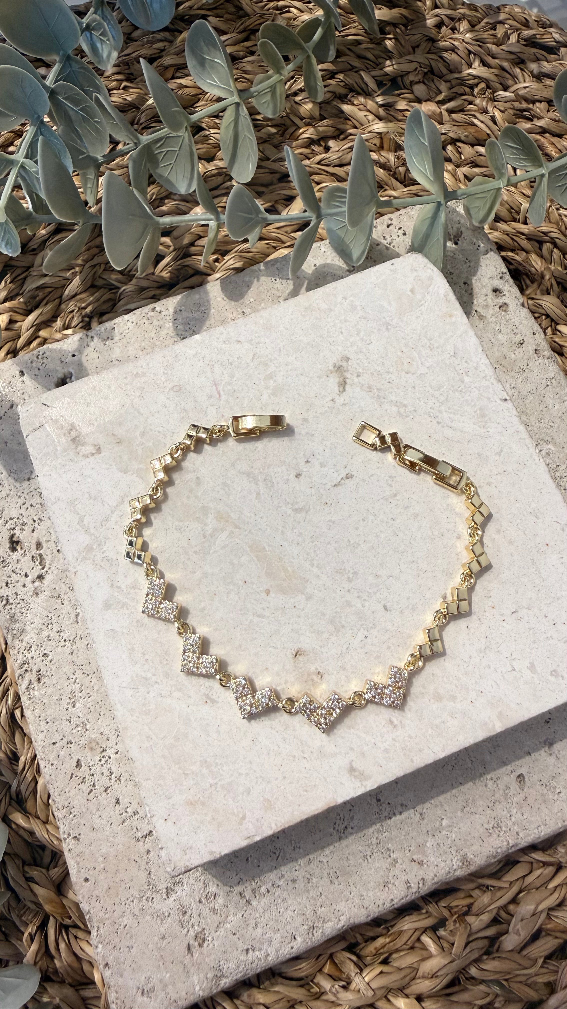 Cm Jewel 14K Gold Renk Bileklik
