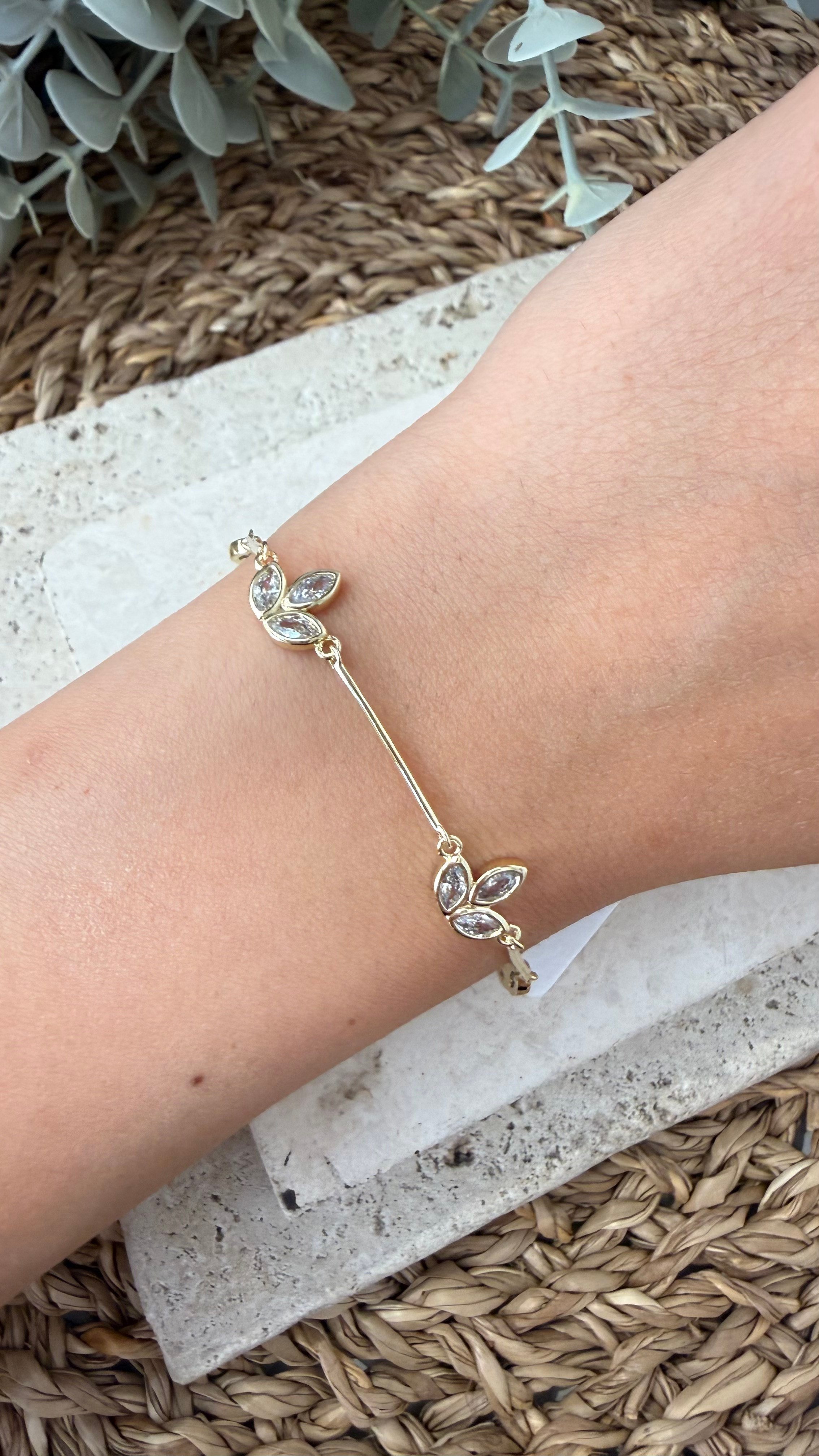 Cm Jewel 14K Gold Renk Bileklik