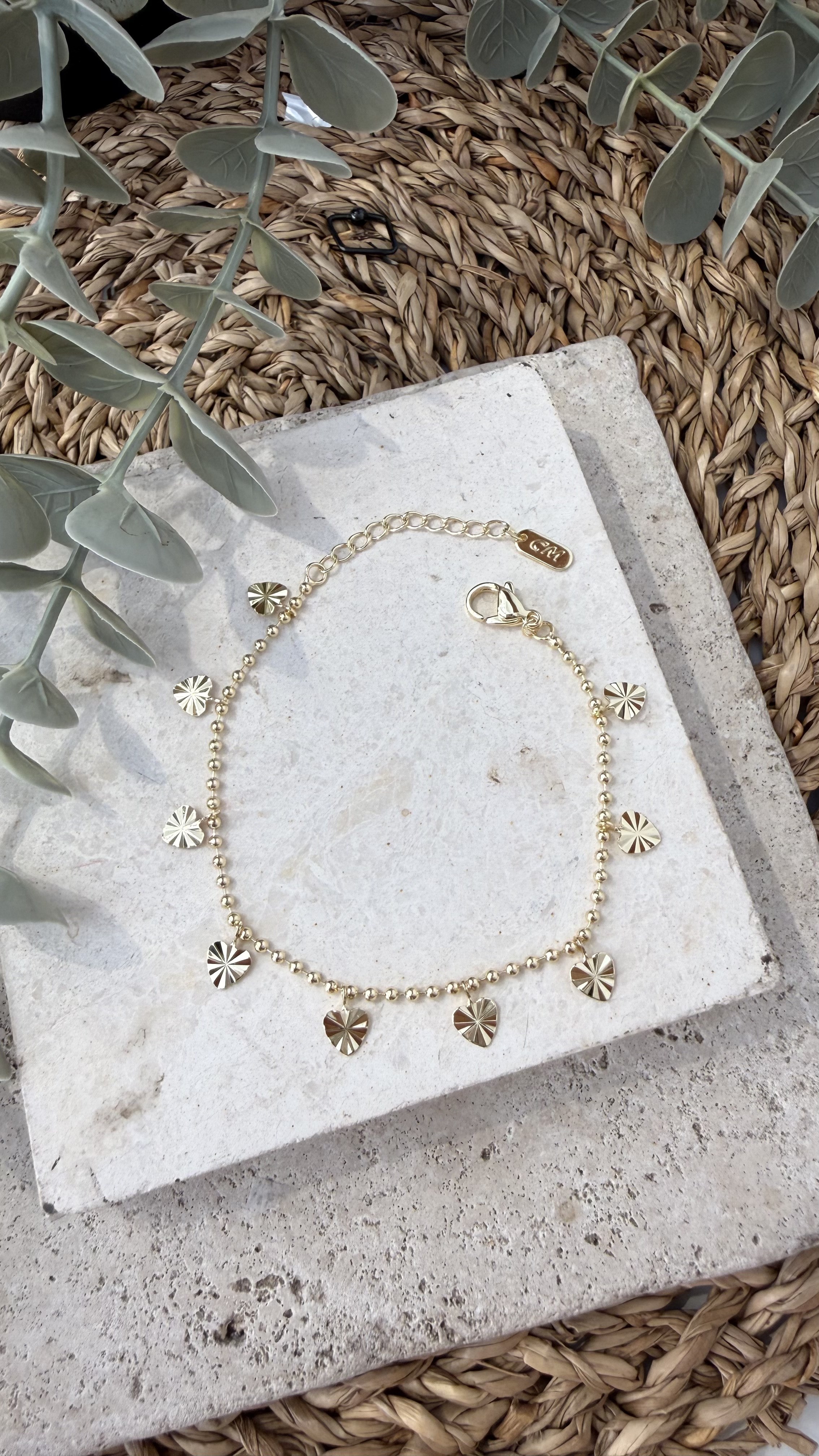 Cm Jewel 14K Gold Renk Bileklik
