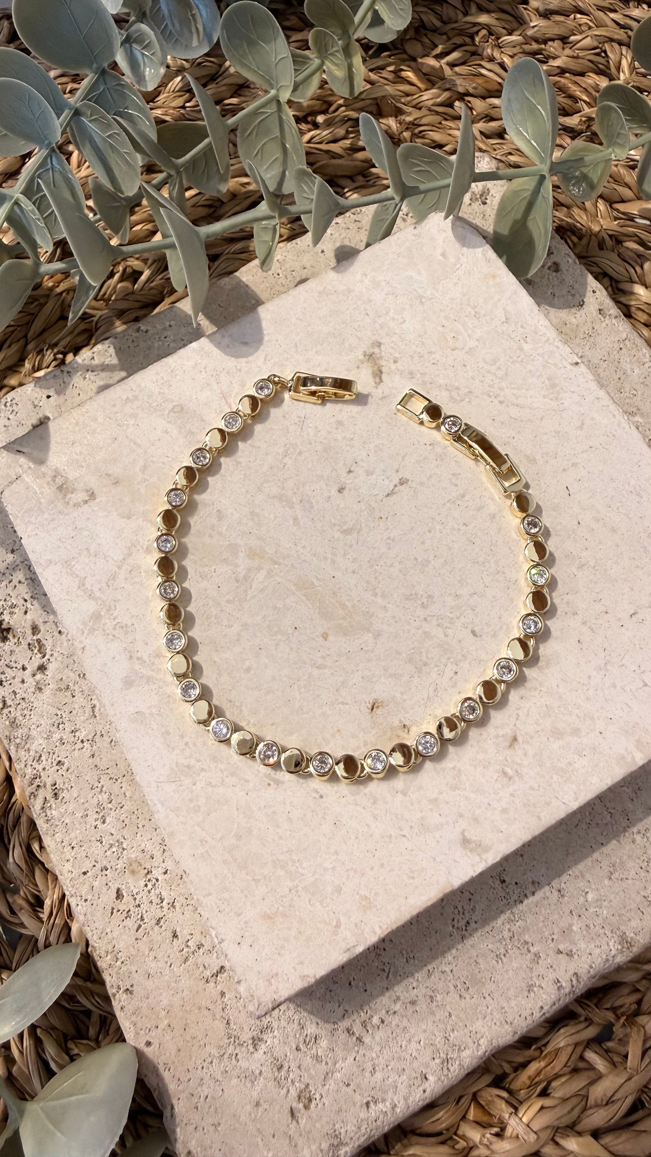 Cm Jewel 14K Gold Renk Bileklik