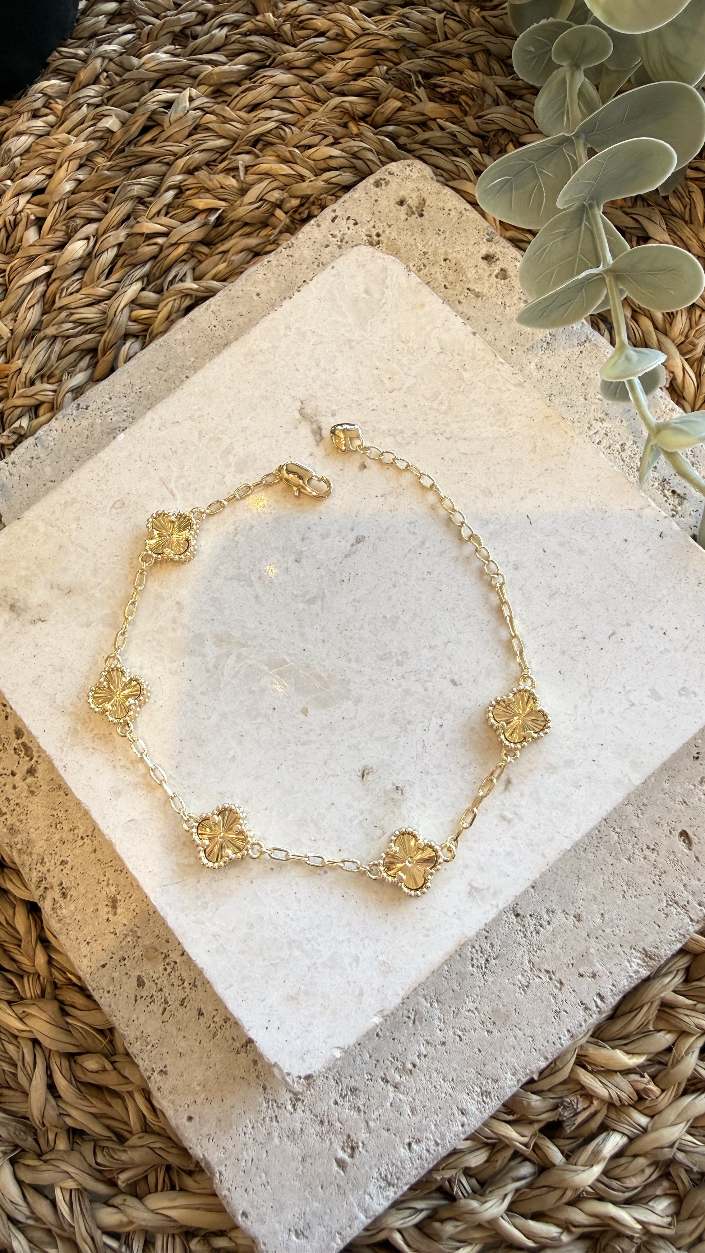 Cm Jewel 14K Gold Renk Bileklik