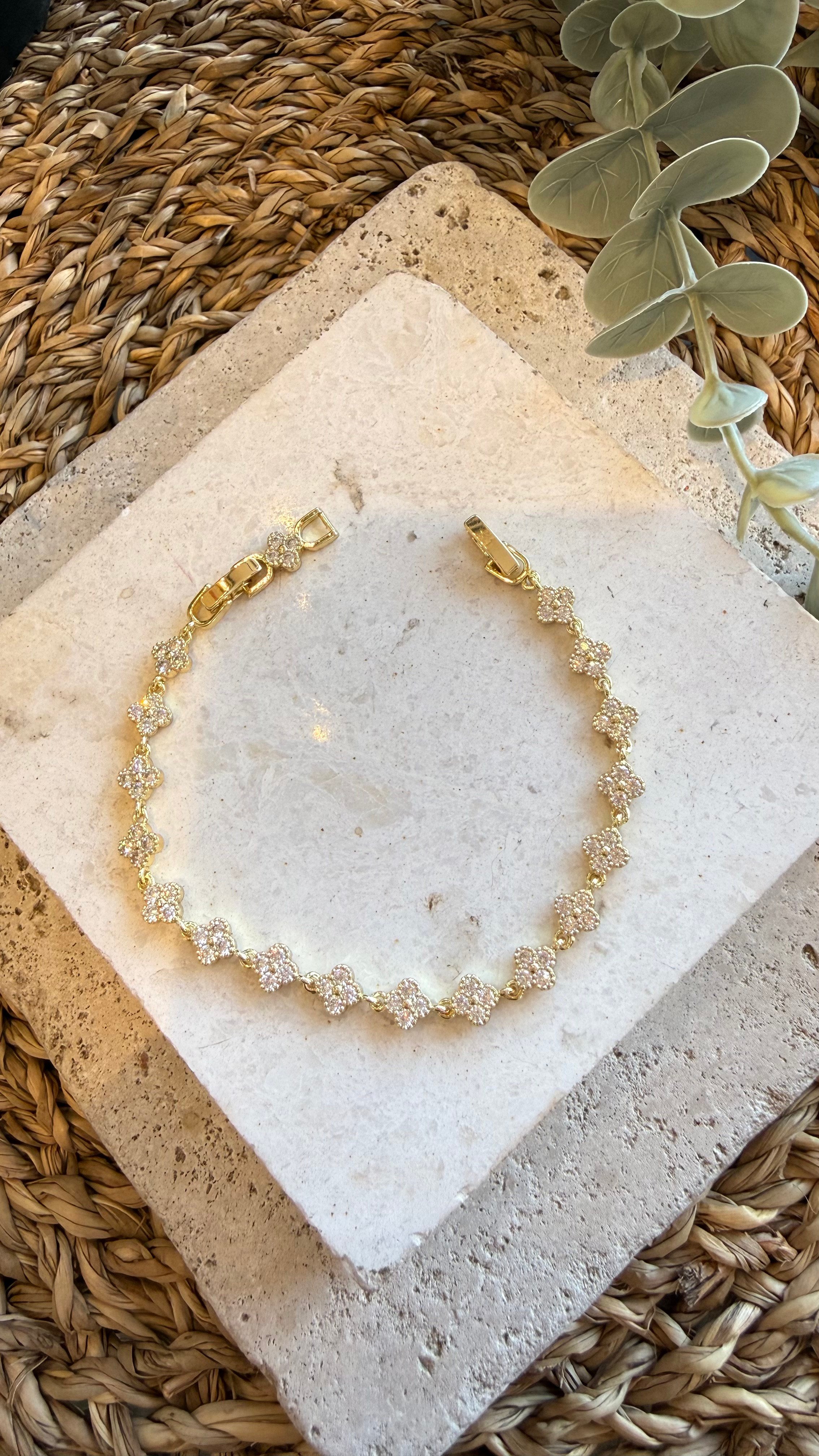 Cm Jewel 14K Gold Renk Bileklik