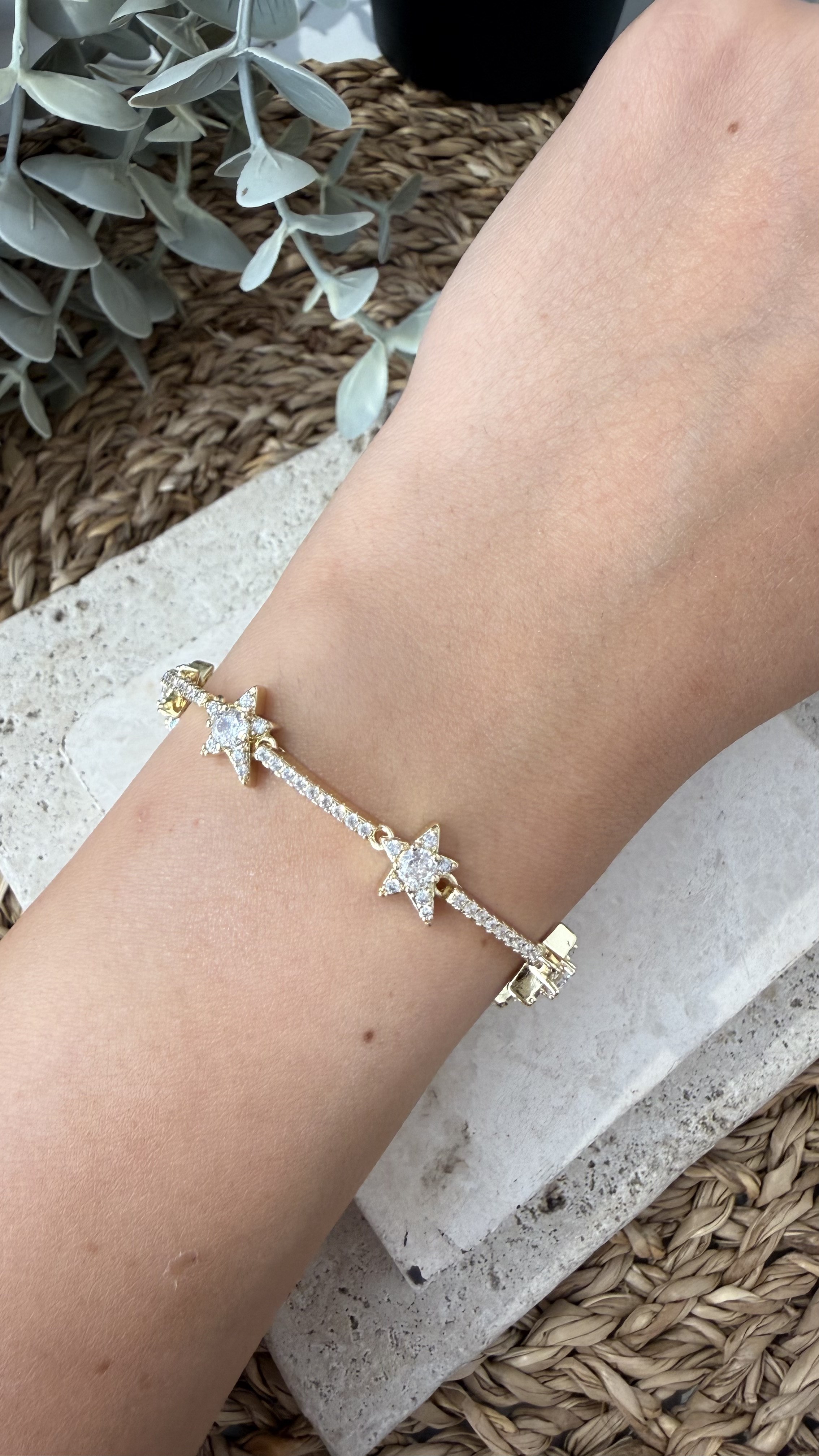 Cm Jewel 14K Gold Renk Bileklik