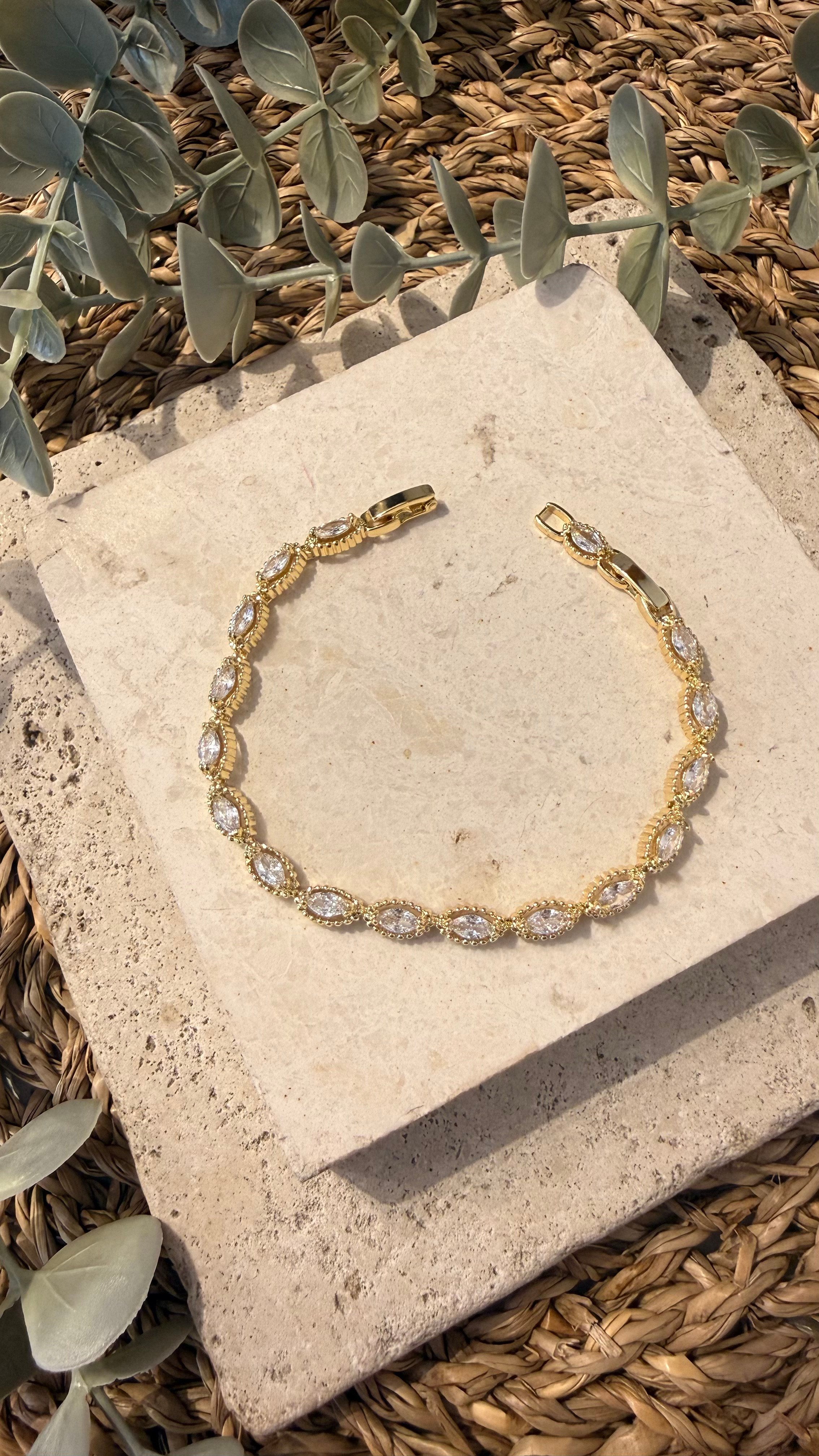 Cm Jewel 14K Gold Renk Bileklik