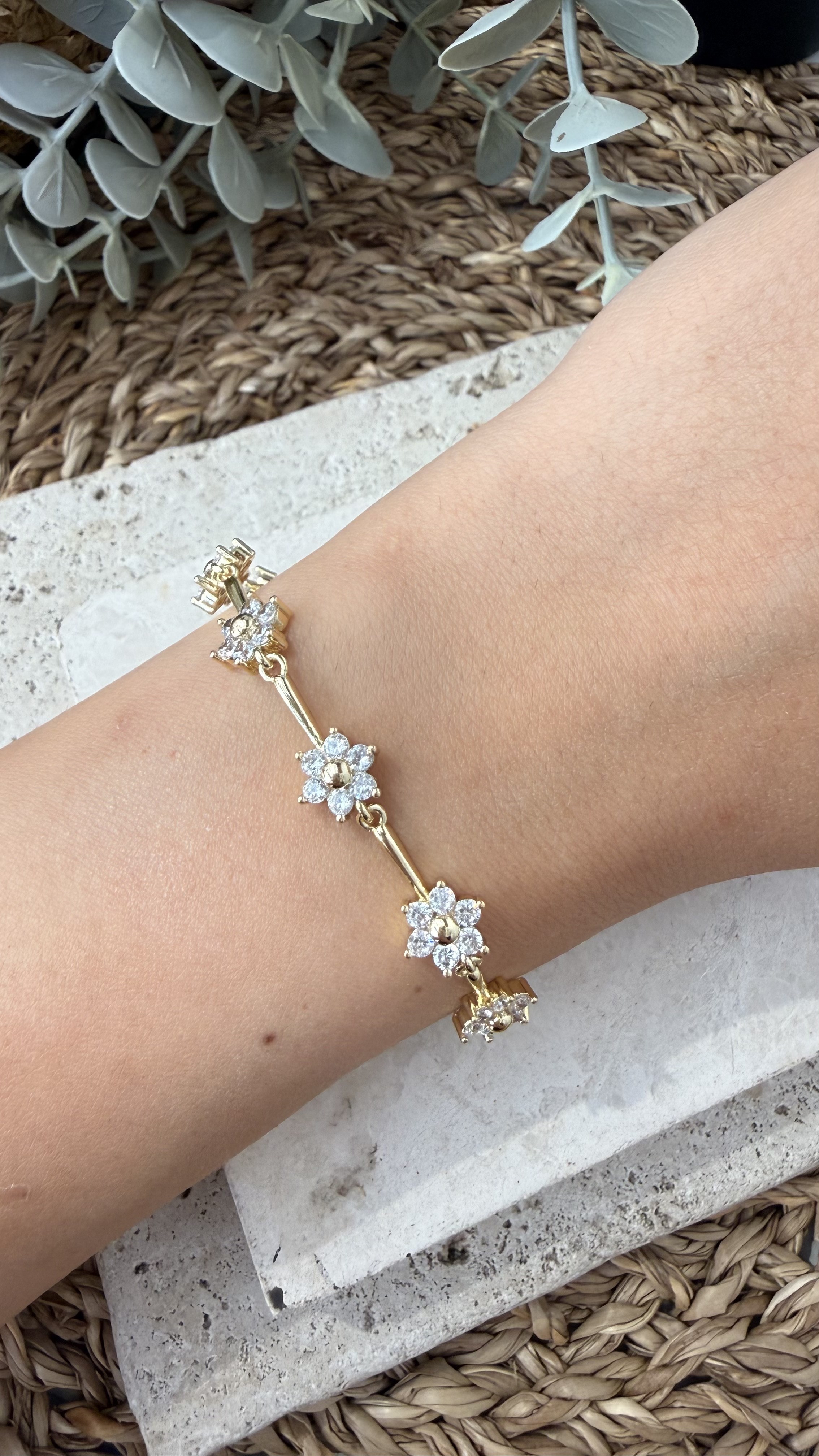 Cm Jewel 14K Gold Renk Bileklik