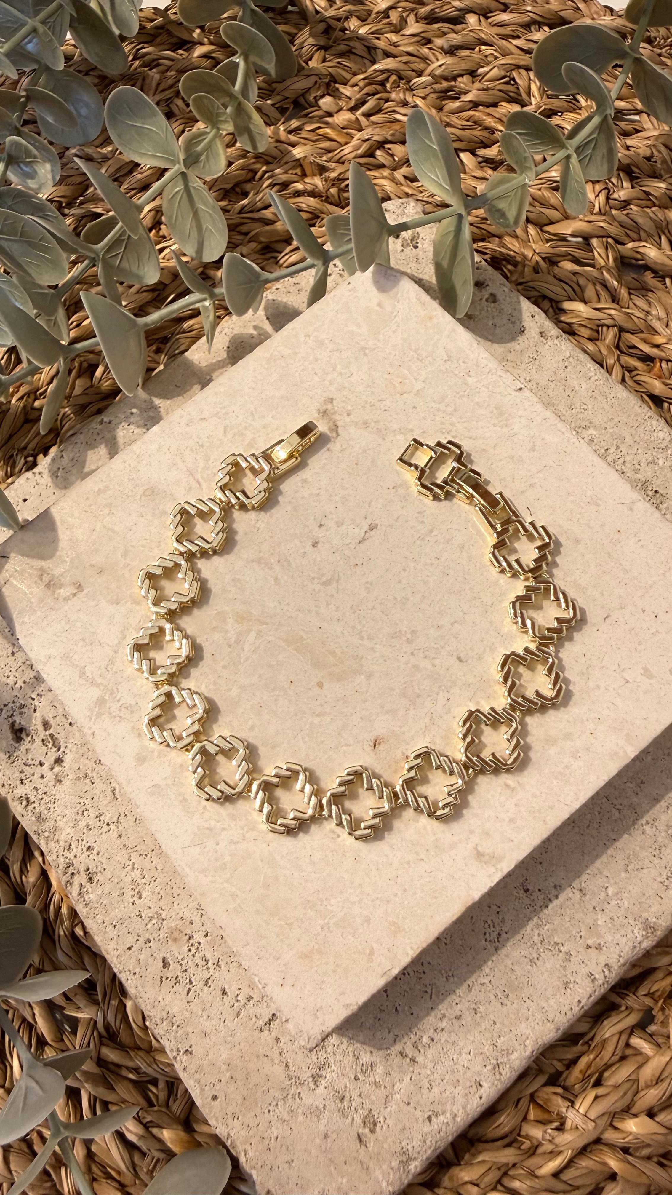 Cm Jewel 14K Gold Renk Bileklik