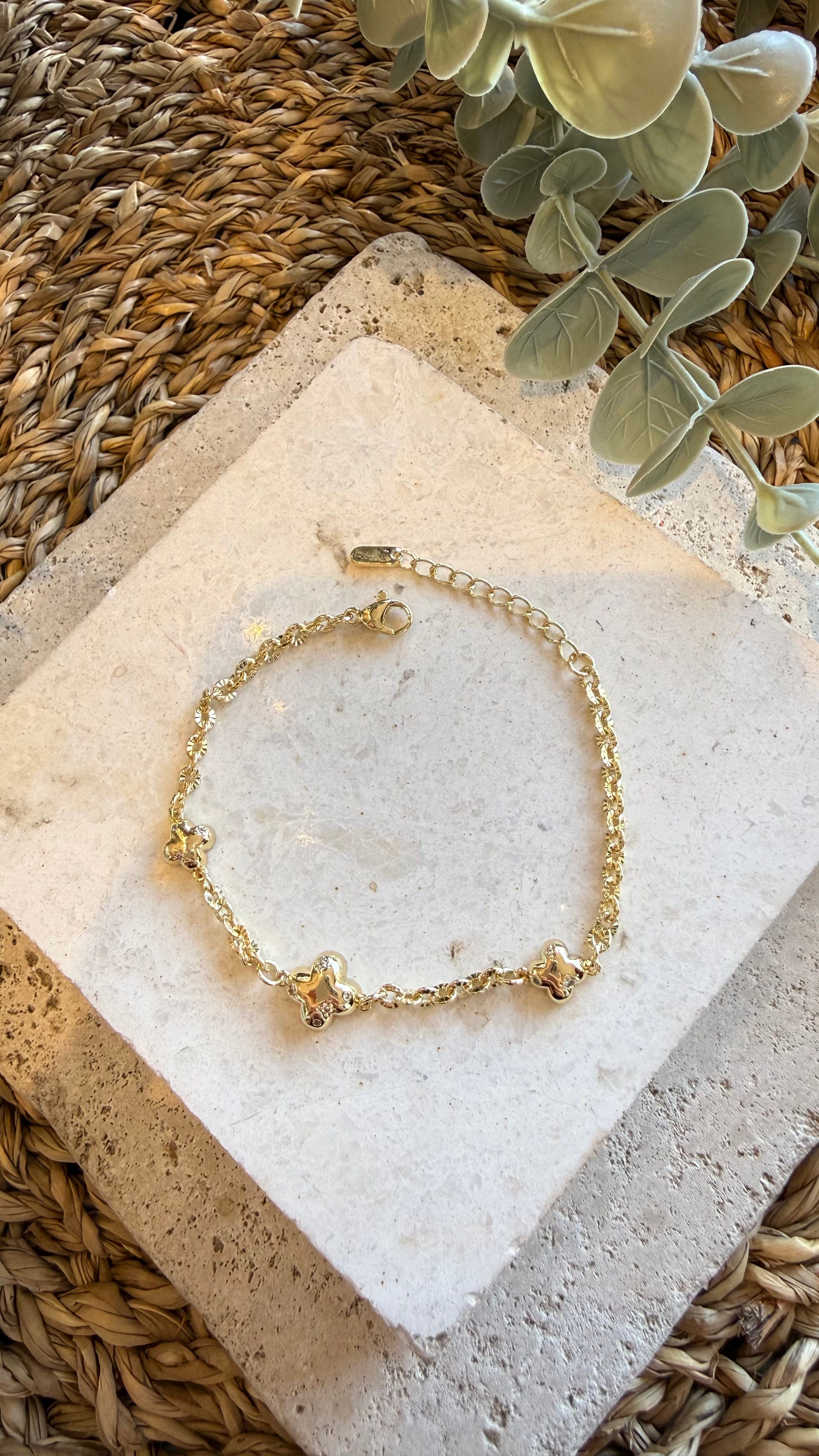 Cm Jewel 14K Gold Renk Bileklik