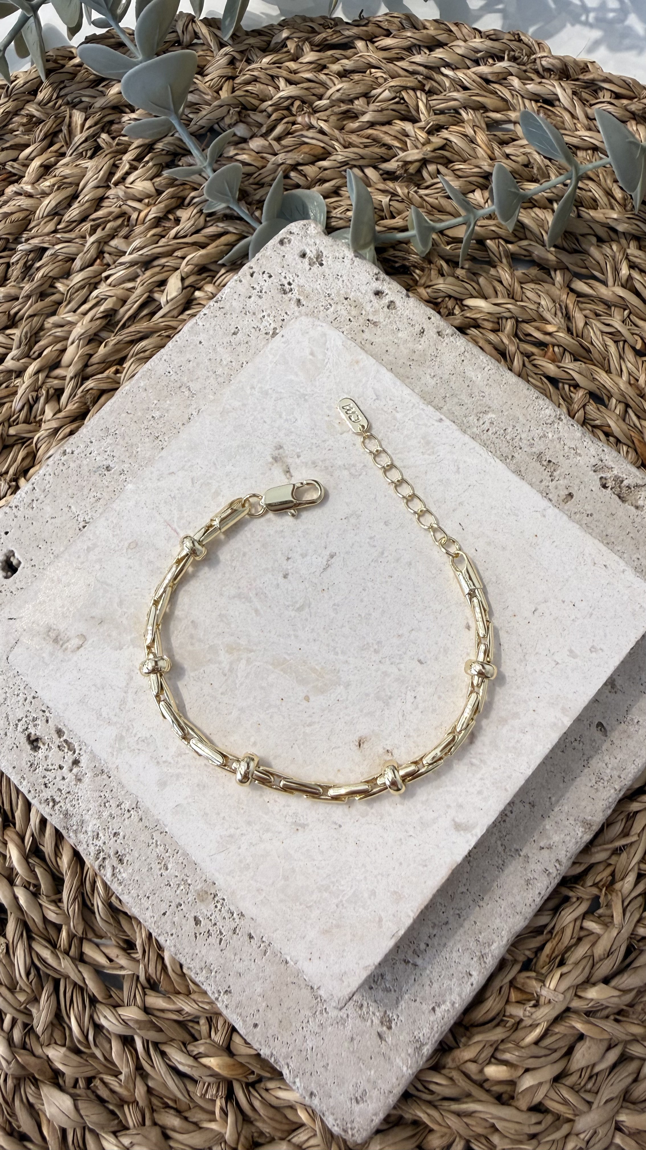 Cm Jewel İthal Gold Renk Bileklik