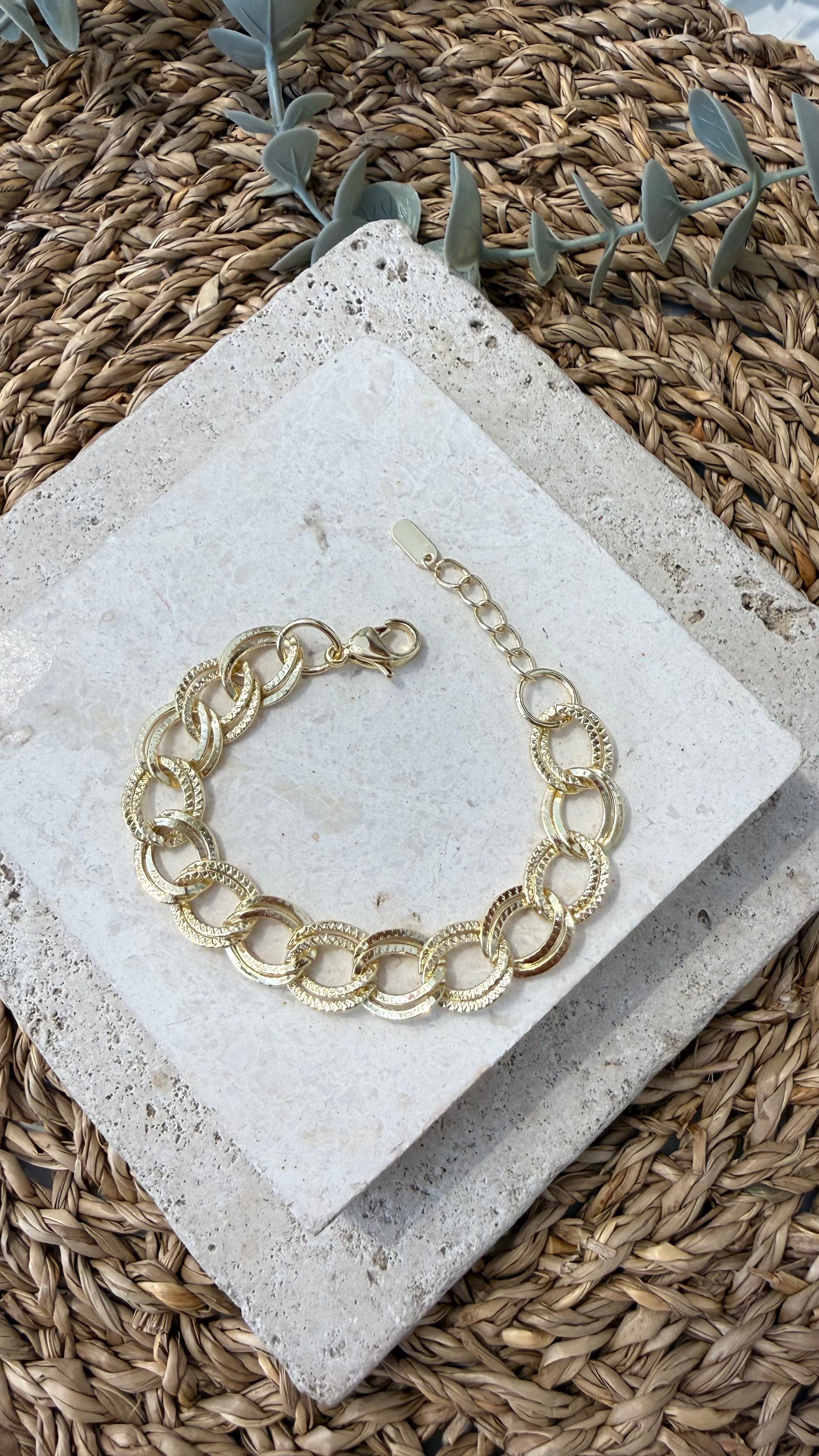 Cm Jewel İthal Gold Renk Bileklik