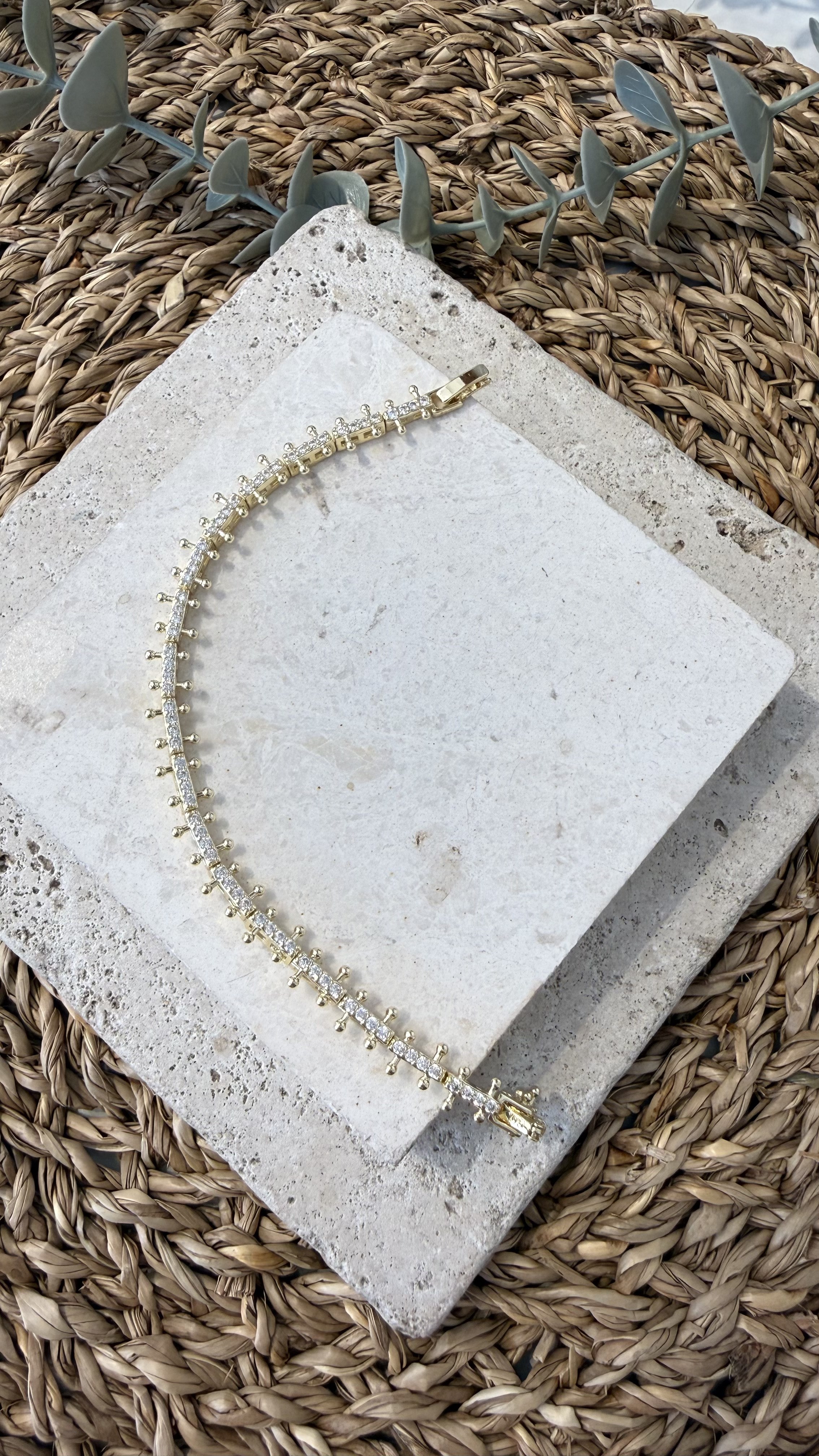 Cm Jewel İthal Gold Renk Bileklik