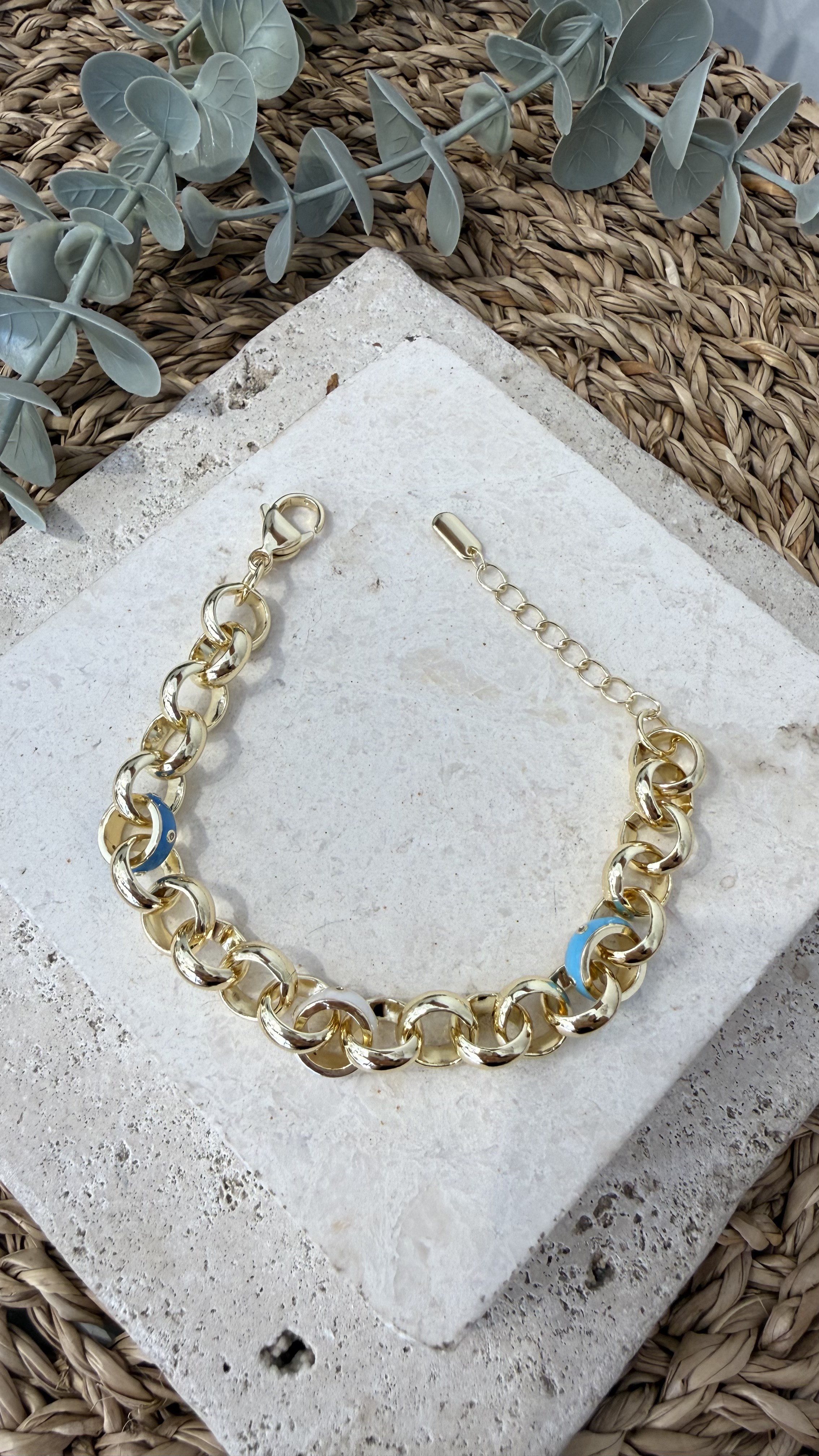 Cm Jewel İthal Gold Renk Bileklik