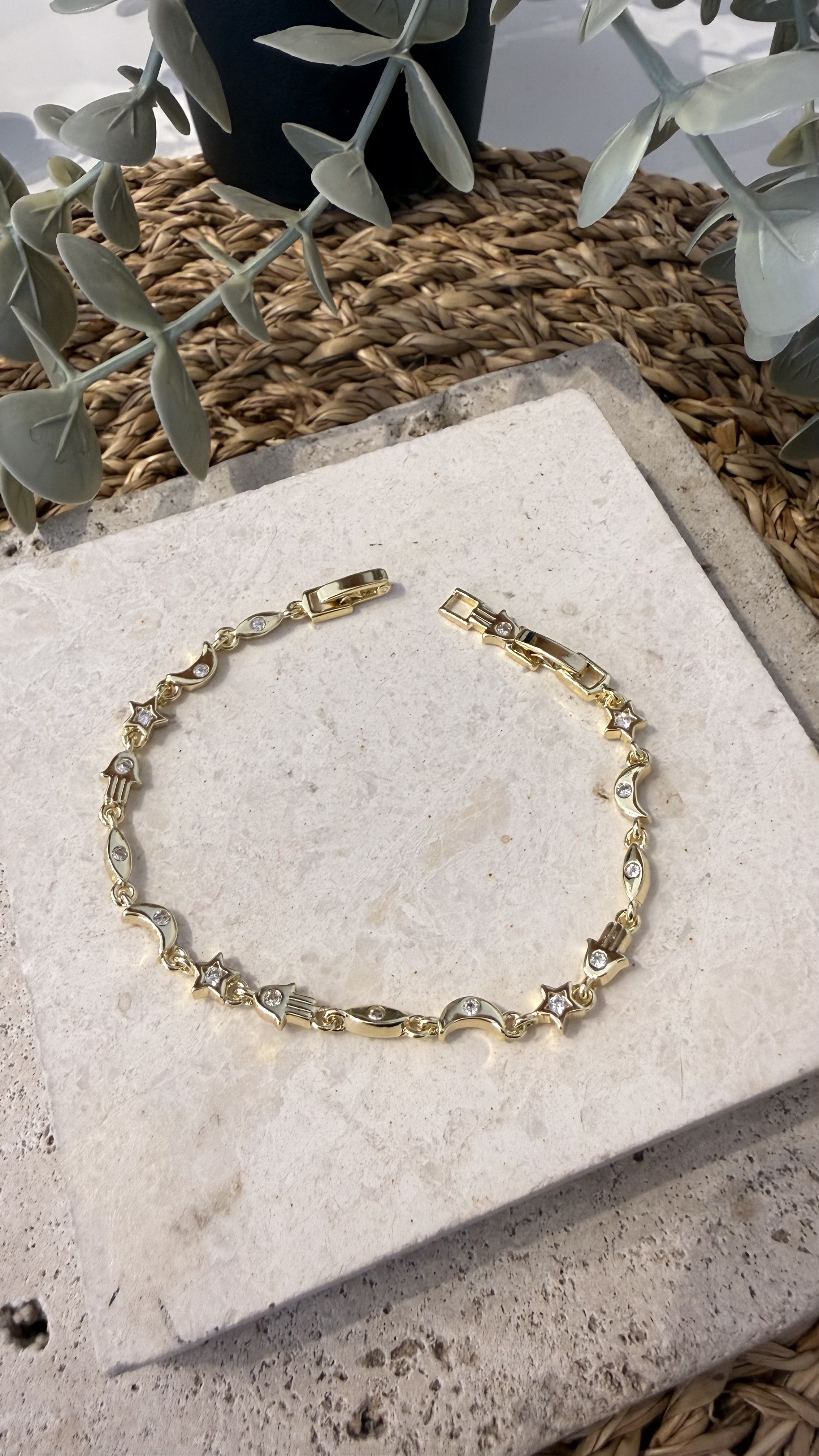 Cm Jewel İthal Gold Renk Bileklik