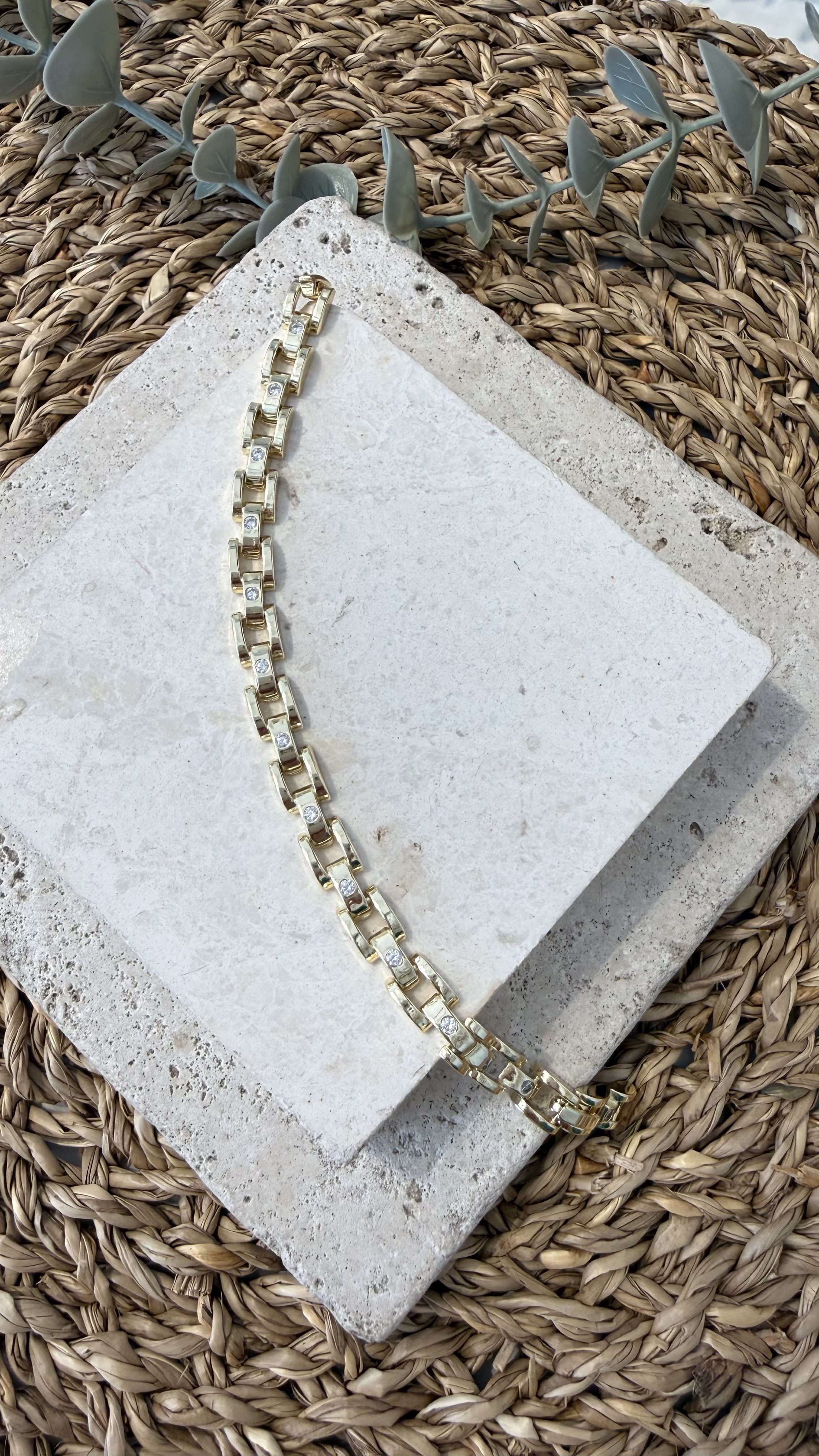 Cm Jewel İthal Gold Renk Bileklik