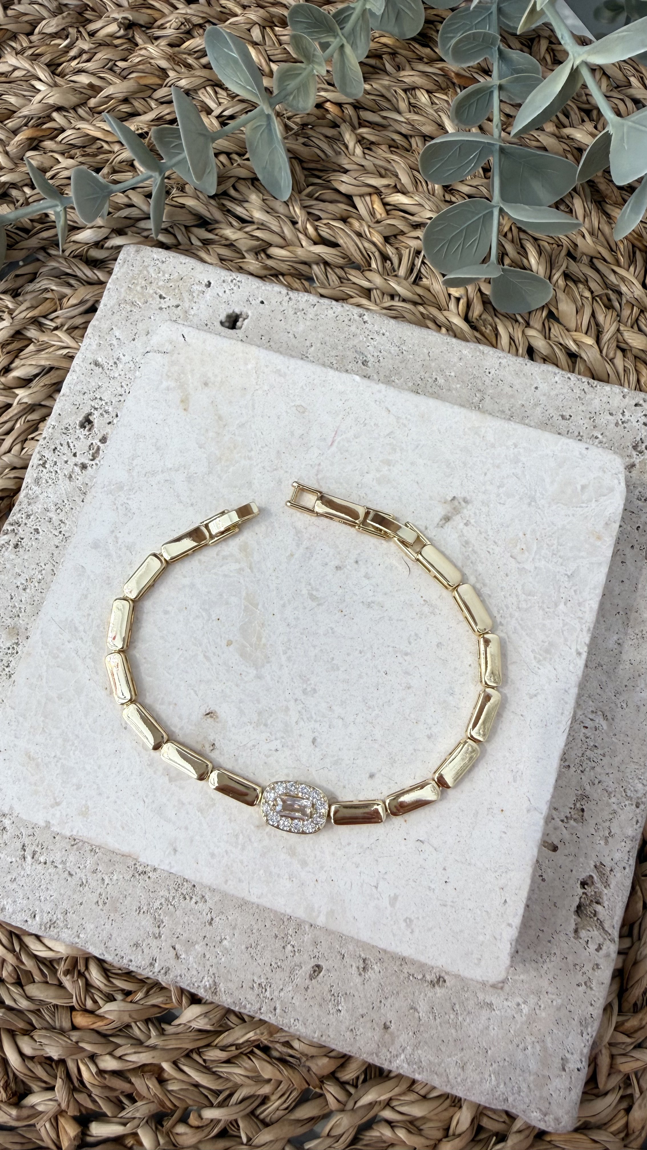 Cm Jewel İthal Gold Renk Bileklik
