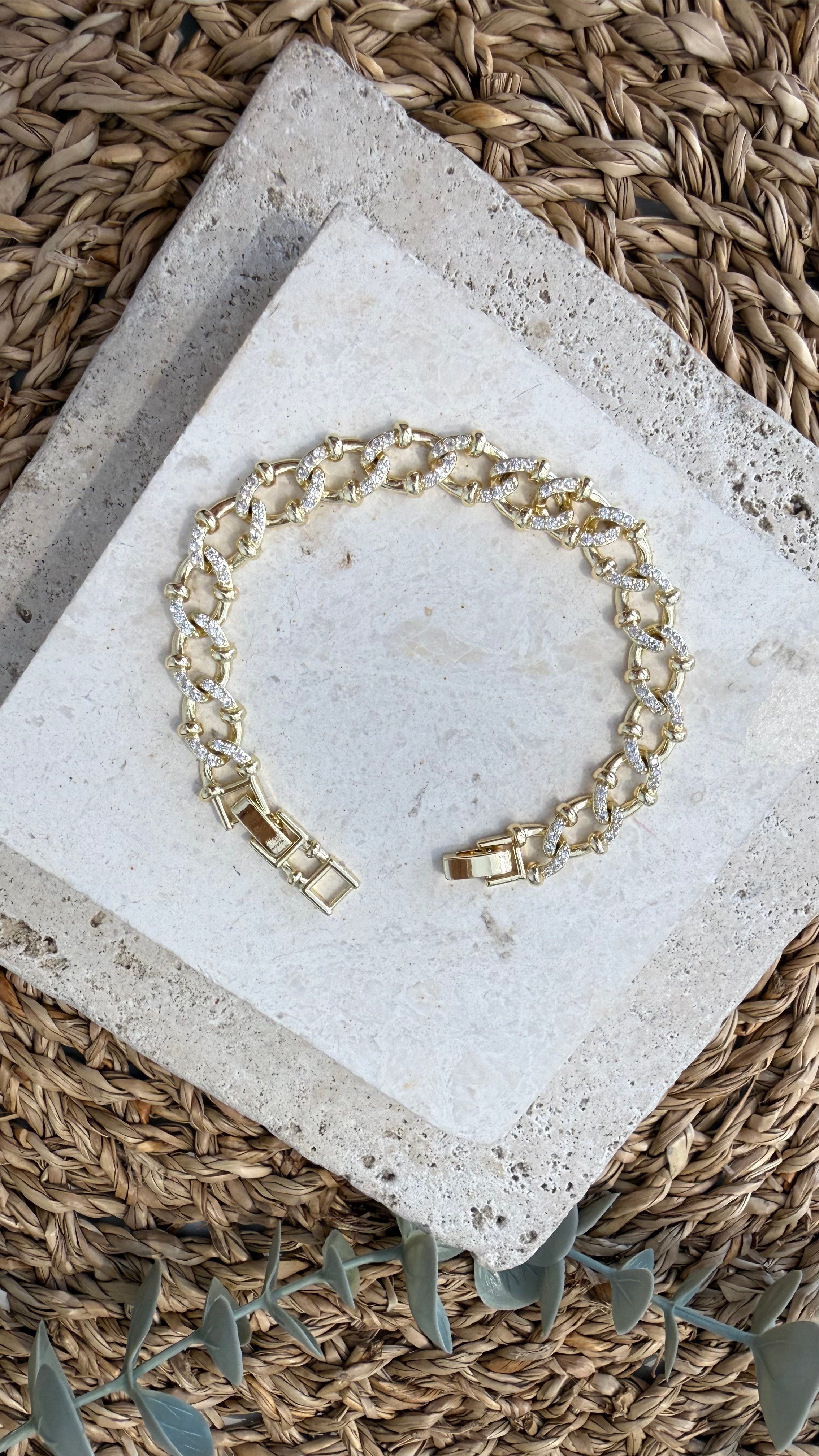 Cm Jewel İthal Gold Renk Bileklik