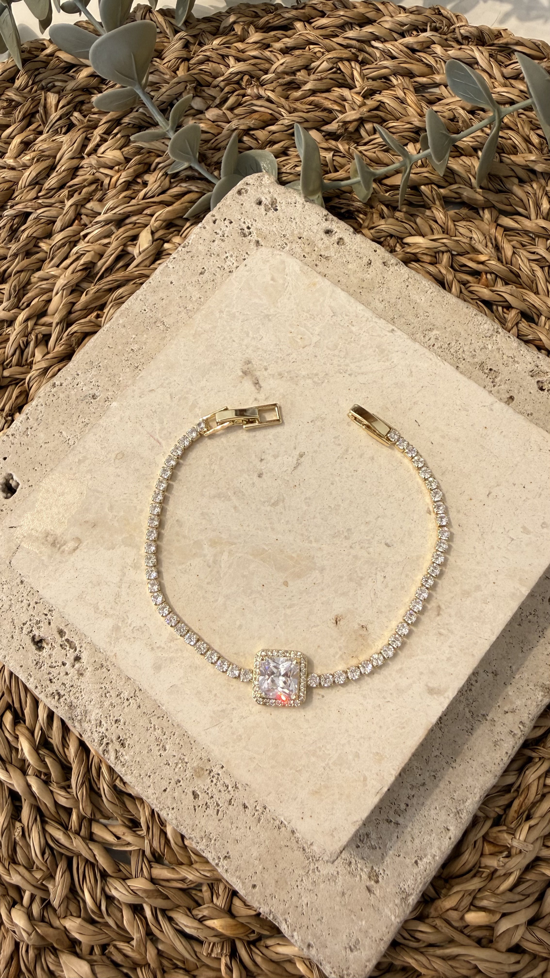 Cm Jewel İthal Gold Renk Bileklik