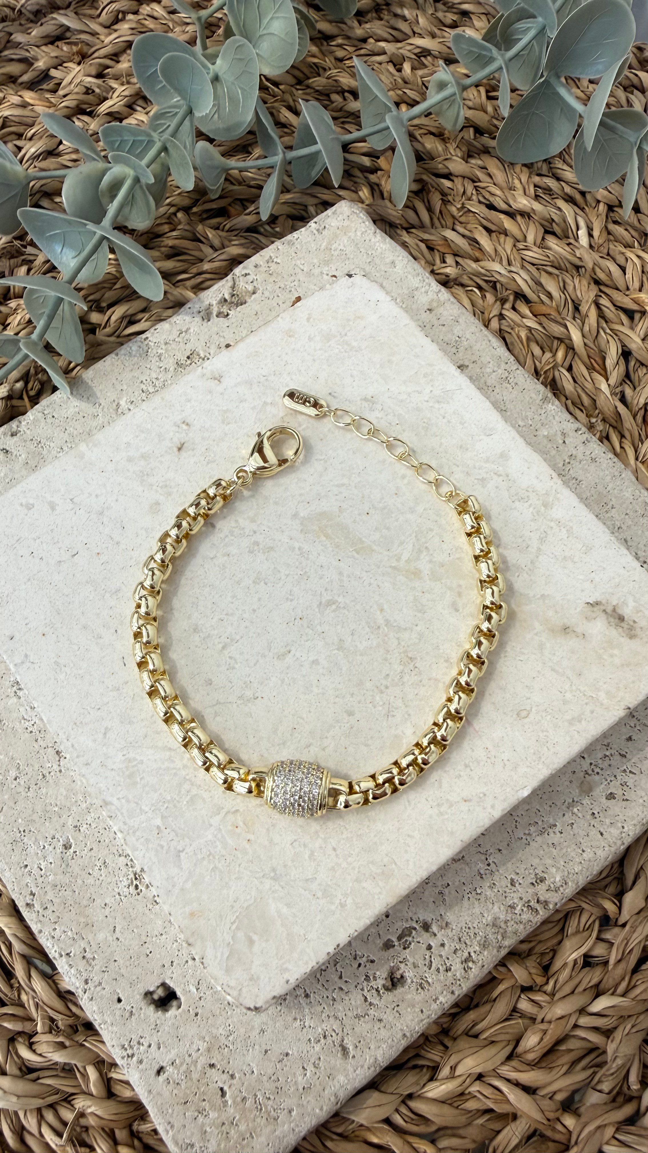 Cm Jewel İthal Gold Renk Bileklik