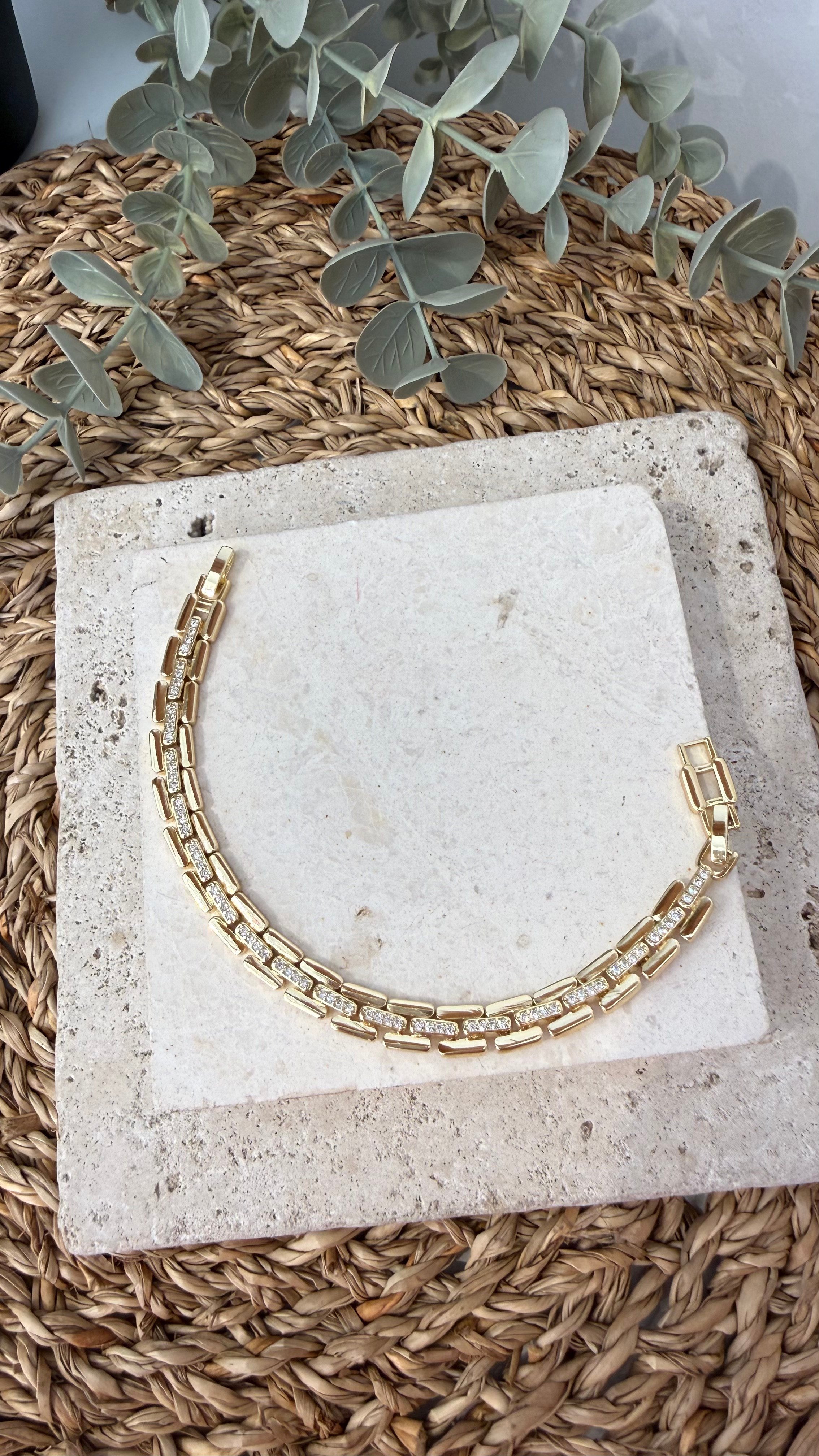 Cm Jewel İthal Gold Renk Bileklik