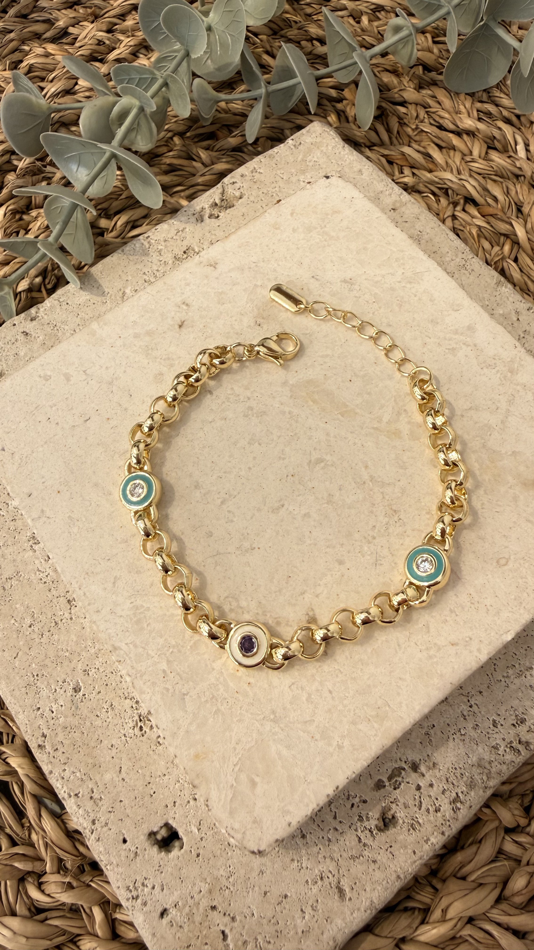 Cm Jewel İthal Gold Renk Bileklik